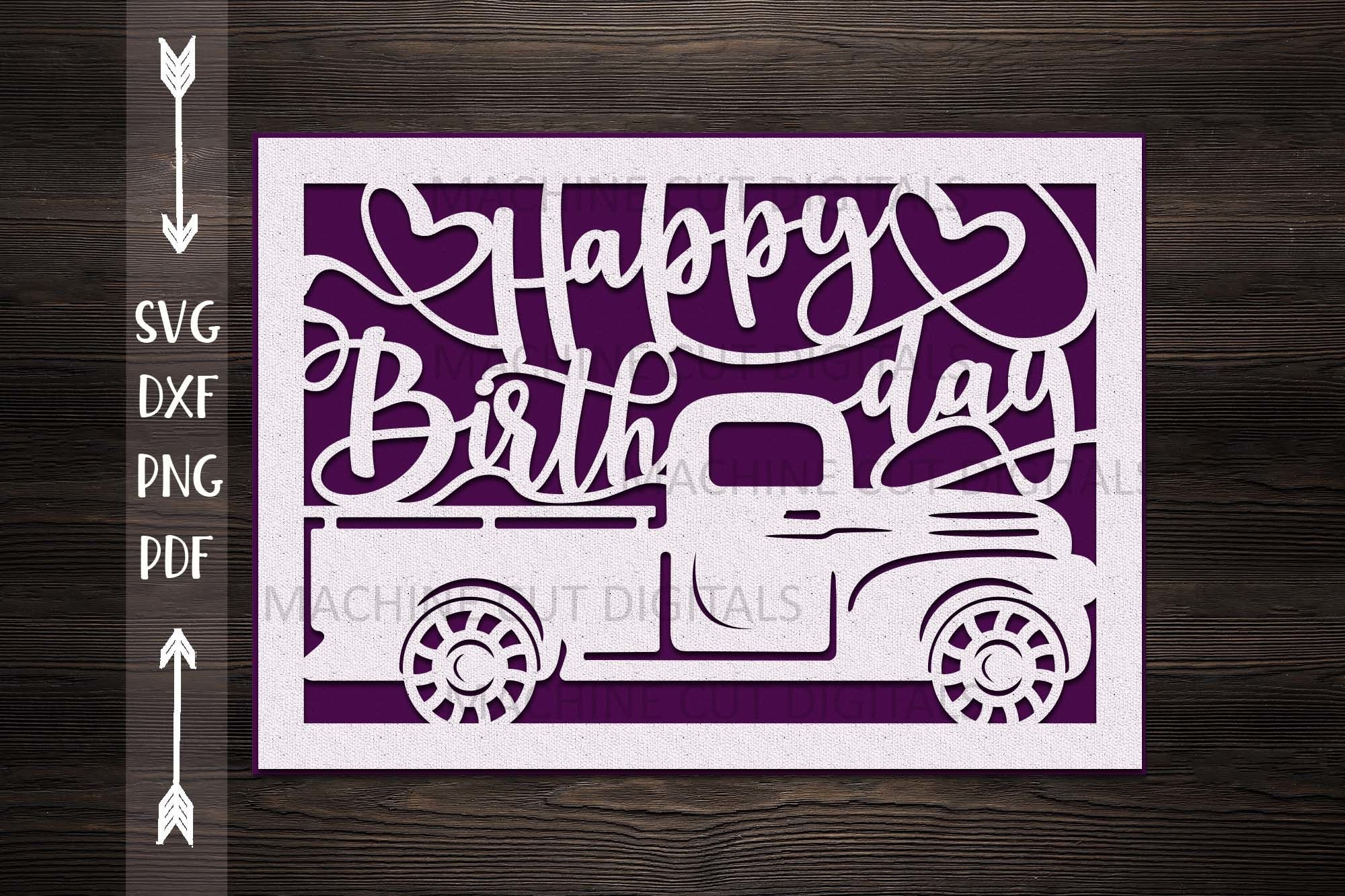 Wallpaper #PzHfNZMB5zzyi_yYK1hL19 Happy Birthday Card Papercut Svg Laser Cut Cricut Template 857180