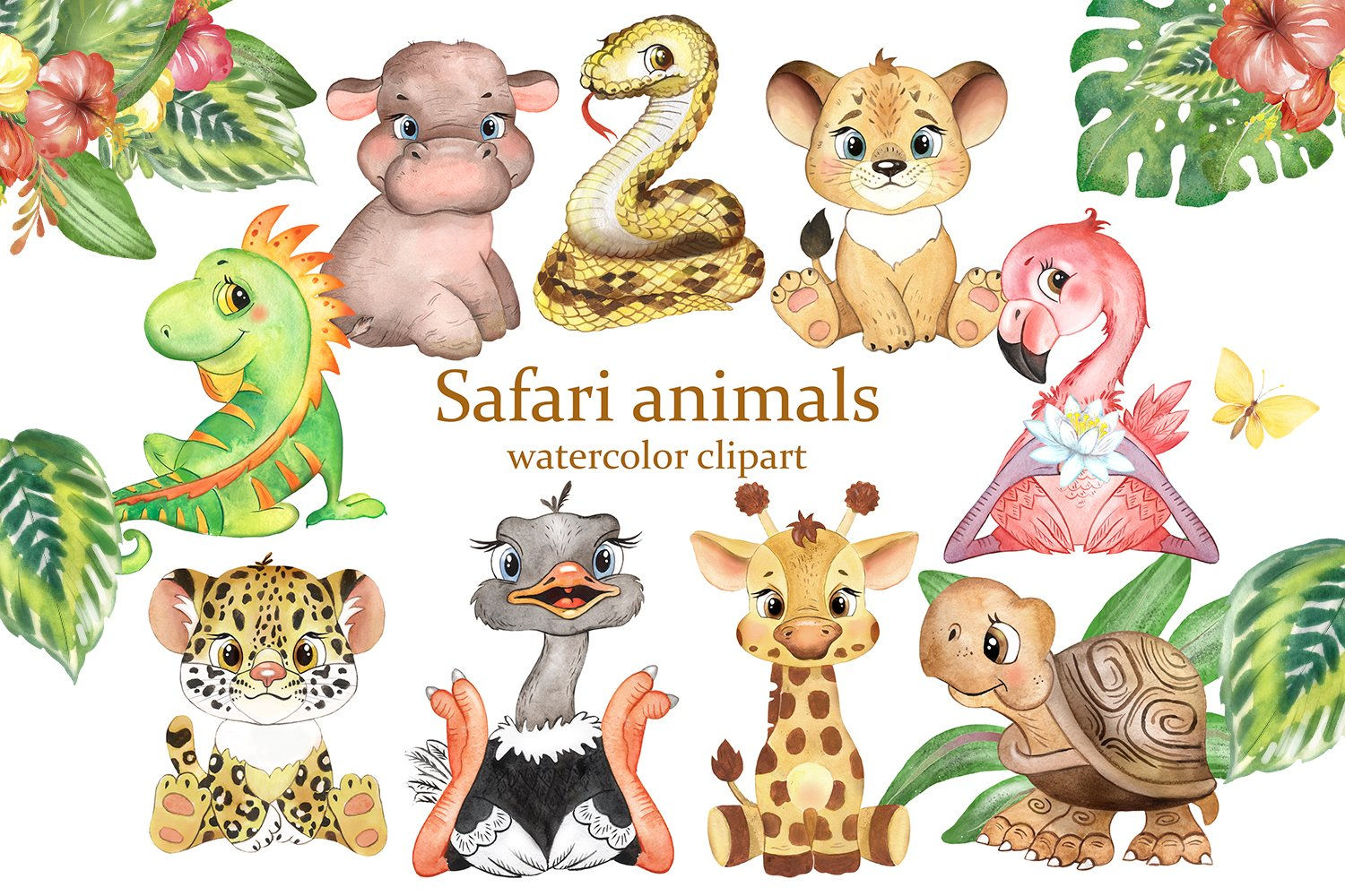 Wallpaper #03c4b Happy Jungle Safari Birthday Our Amhiraya Studio