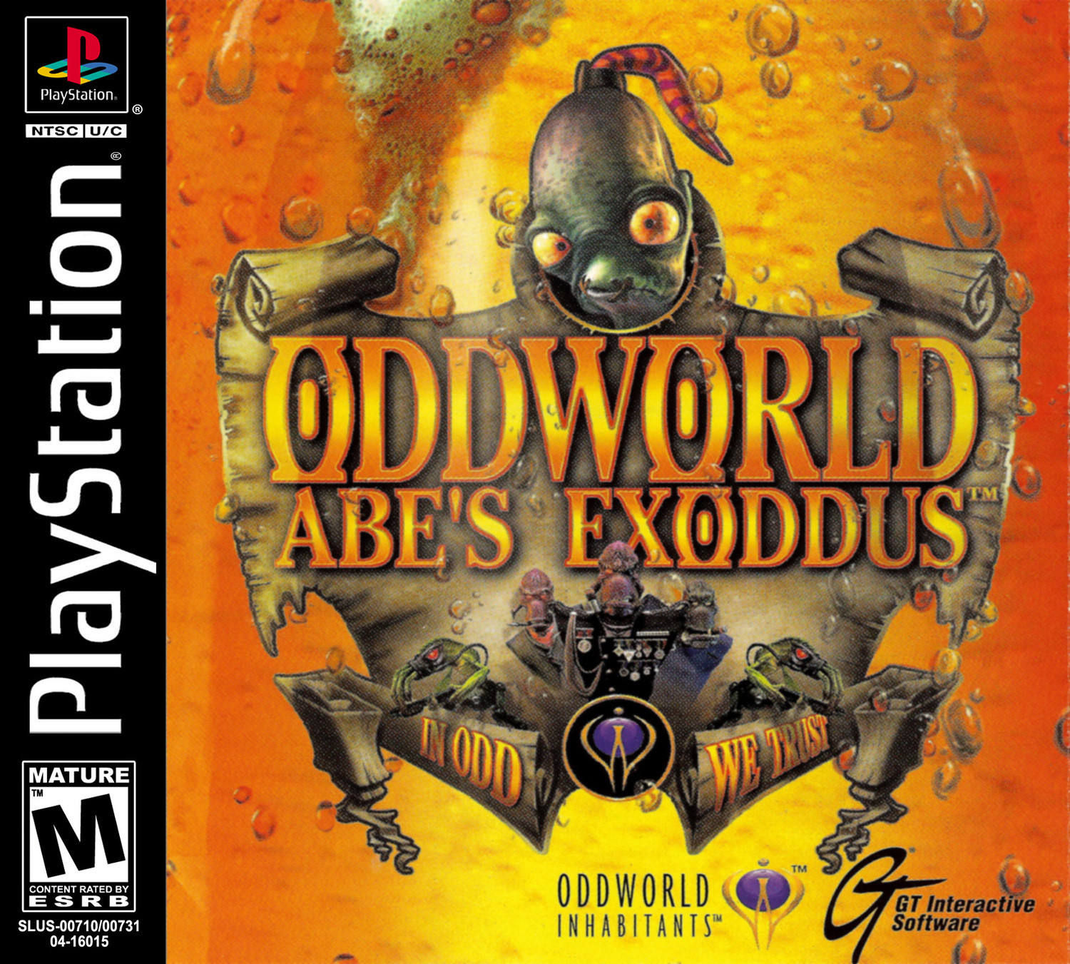 Wallpaper #1GiXGZMBSpphPi3-yhdC297 Oddworld Abes Exoddus Jeu Playstation PS1