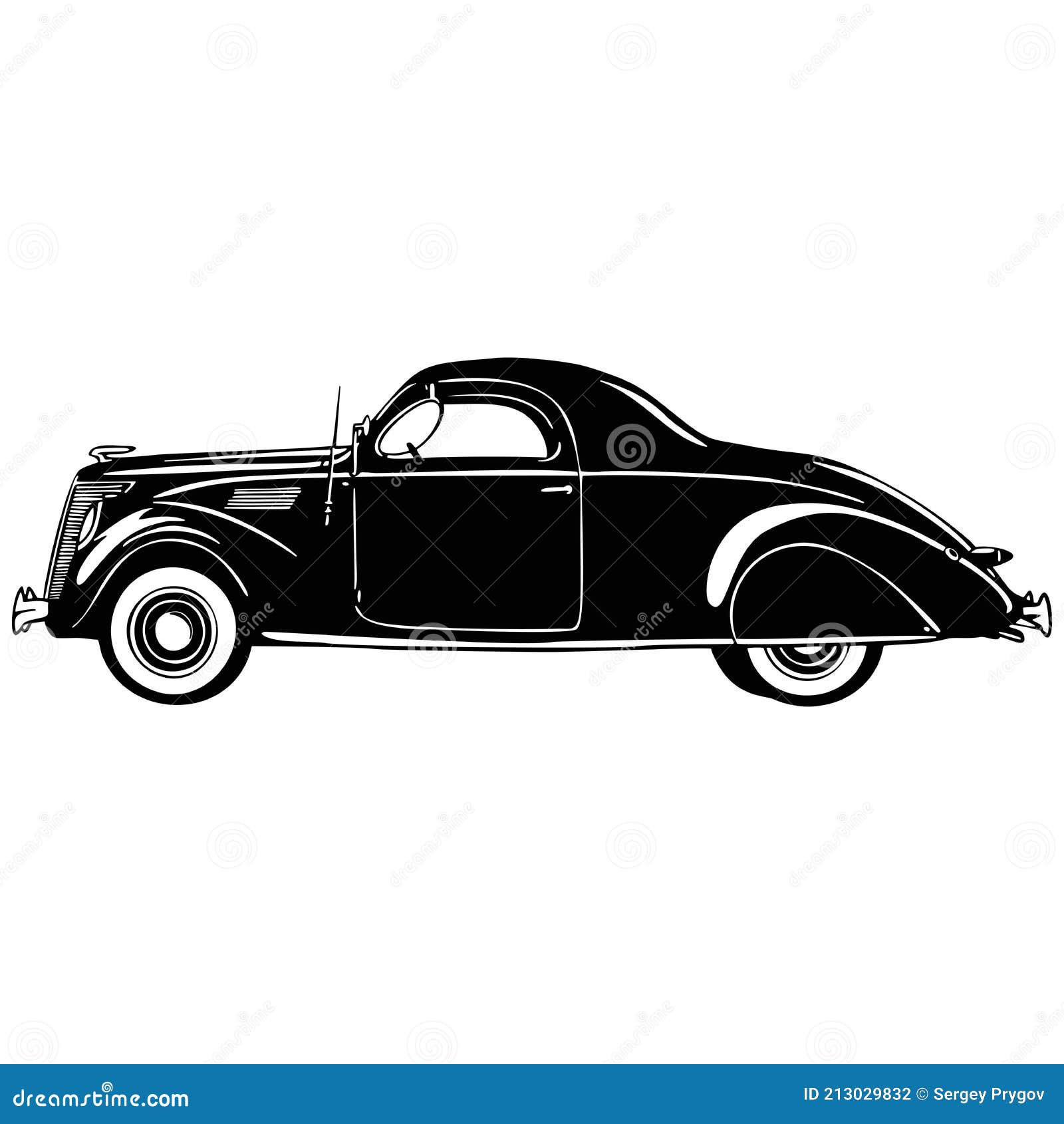 Wallpaper #GGfAC5MBSpphPi3-iNun103 Old Classic Car 1930 Vintage Car Stencil Silhouette Vector Clip Art