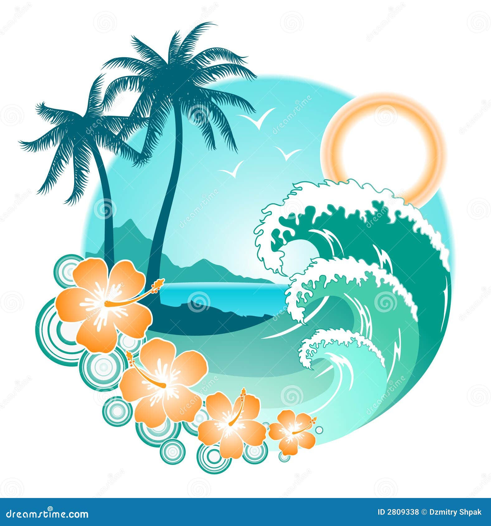 Wallpaper #1mc1CJMBSpphPi3-Ccl7225 Ocean Design Stock Illustration Image of Summertime Wave 2809338