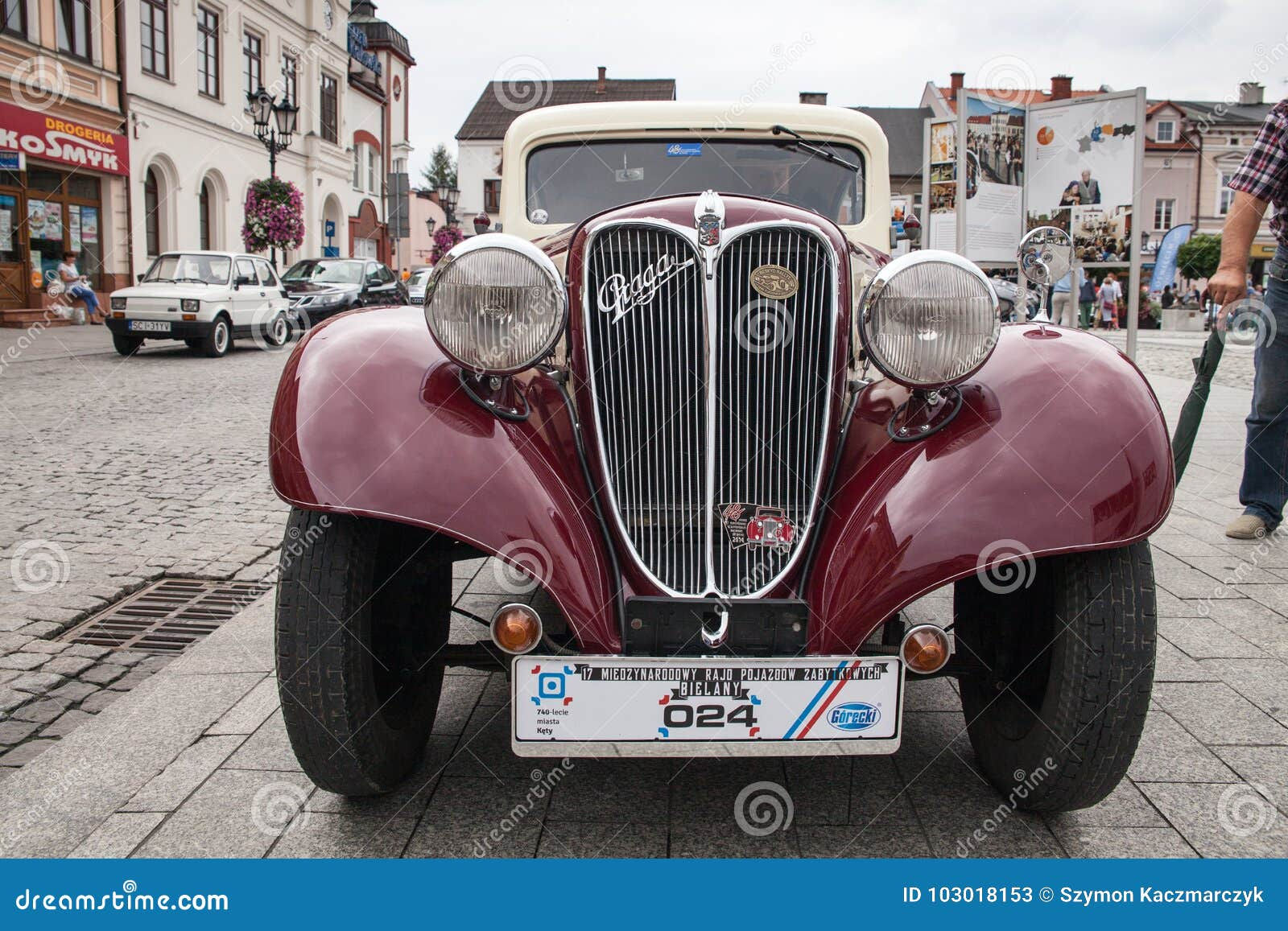 Wallpaper #SCzLSZMB0E1QgA7wqPTc55 Old Car Praga Front View Retro Design Car Editorial Stock Photo