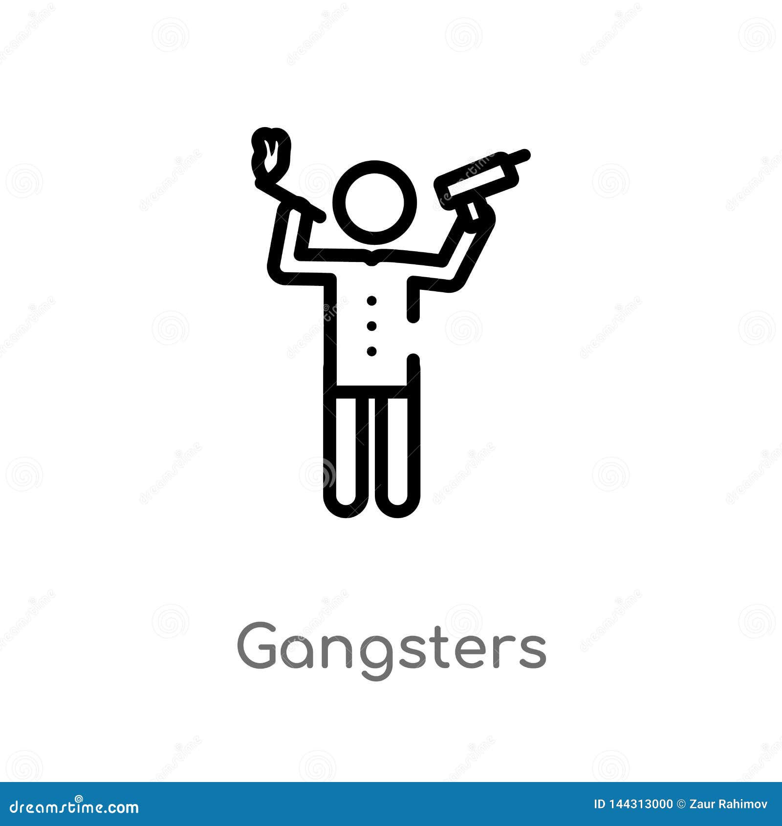 Wallpaper #Uh28K5MBlOZrFDOkcsgh238 Outline Gangsters Vector Icon Isolated Black Simple Line Element