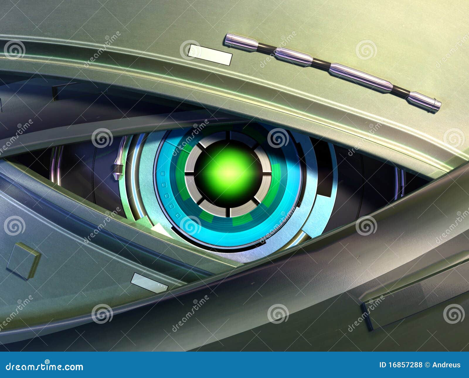 Wallpaper #vWdm9pIBSpphPi3-zYNc87 Oeil De Robot Illustration Stock Illustration Du Appareil 16857288