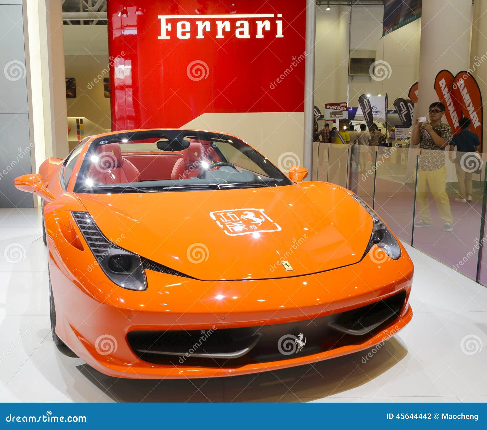Wallpaper #d3PkhI4BFI5NbQksWB3h18 Orange Ferrari 458 Spider Car Editorial Photography Image of Show