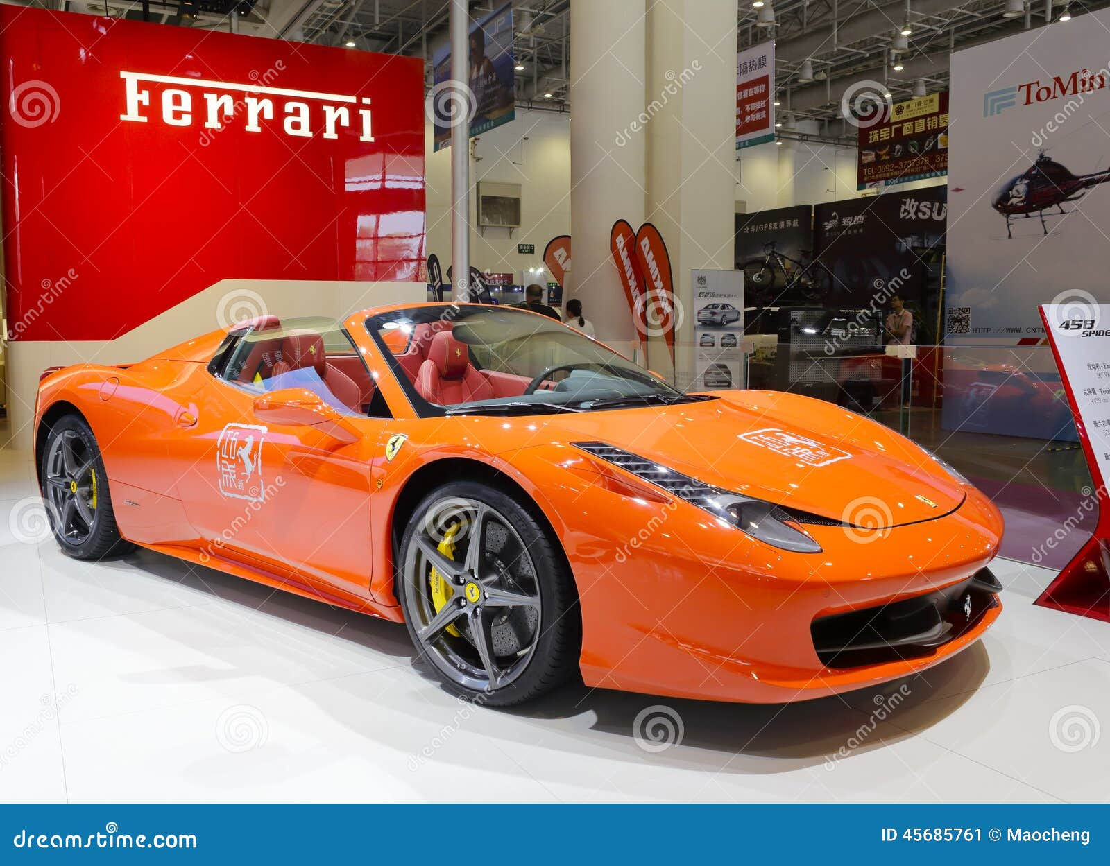 Wallpaper #d3PkhI4BFI5NbQksWB3h19 The Orange Ferrari 458 Spider Car Editorial Photo Image of China
