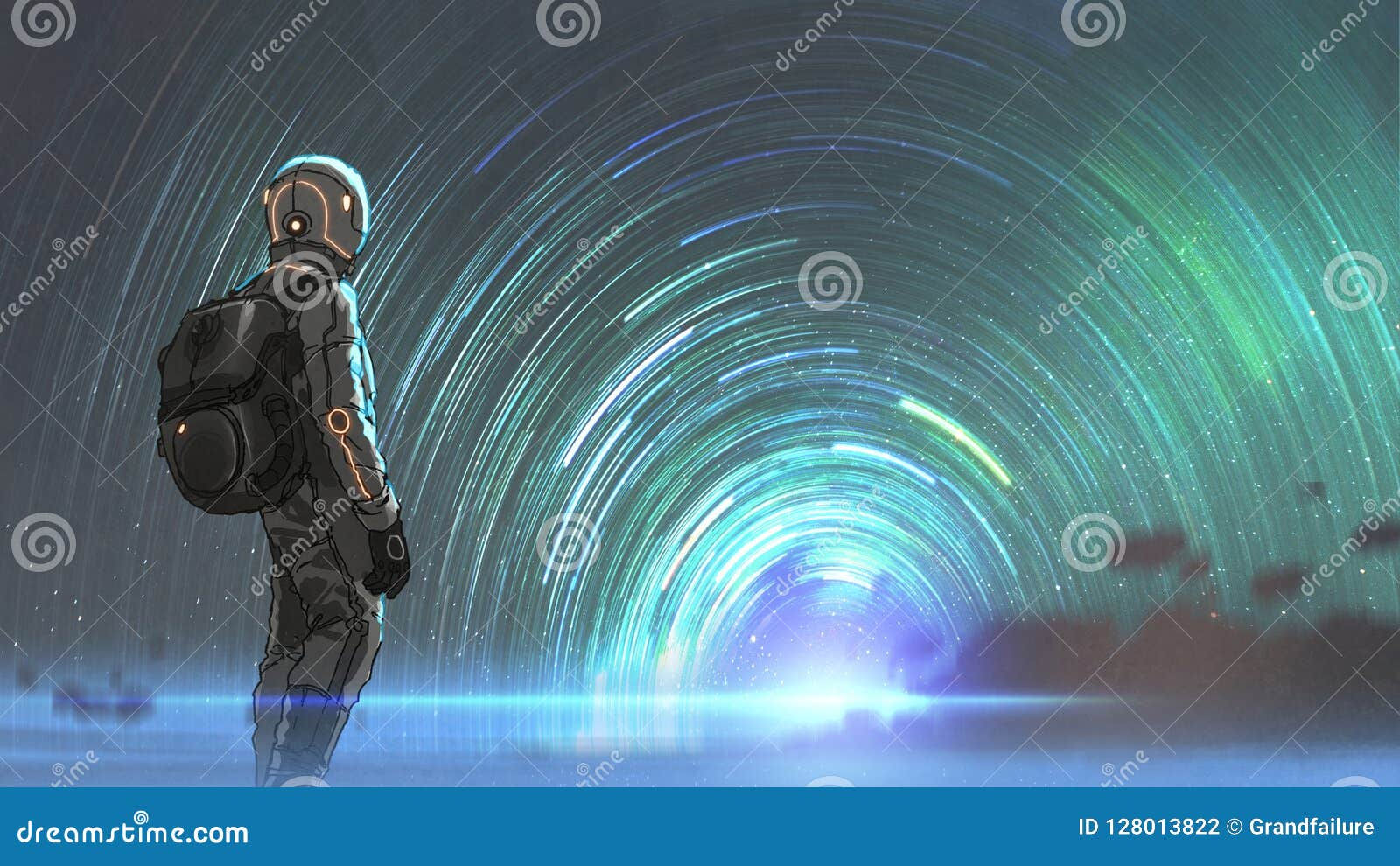 Wallpaper #XGfX_5IBSpphPi3-IaSA306 The Mysterious Starry Tunnel Entrance Stock Illustration Illustration