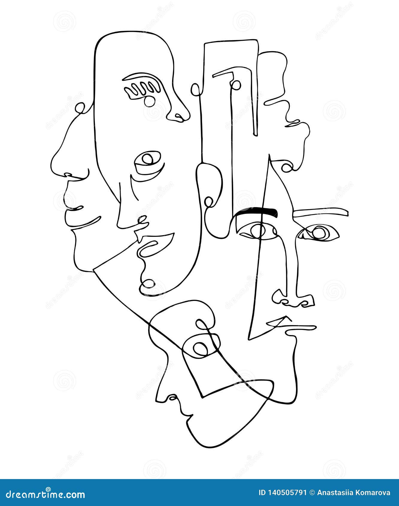 Wallpaper #QmdJ55IBSpphPi3-yTfe158 Abstract Faces Stock Illustrations 20395 Abstract Faces Stock