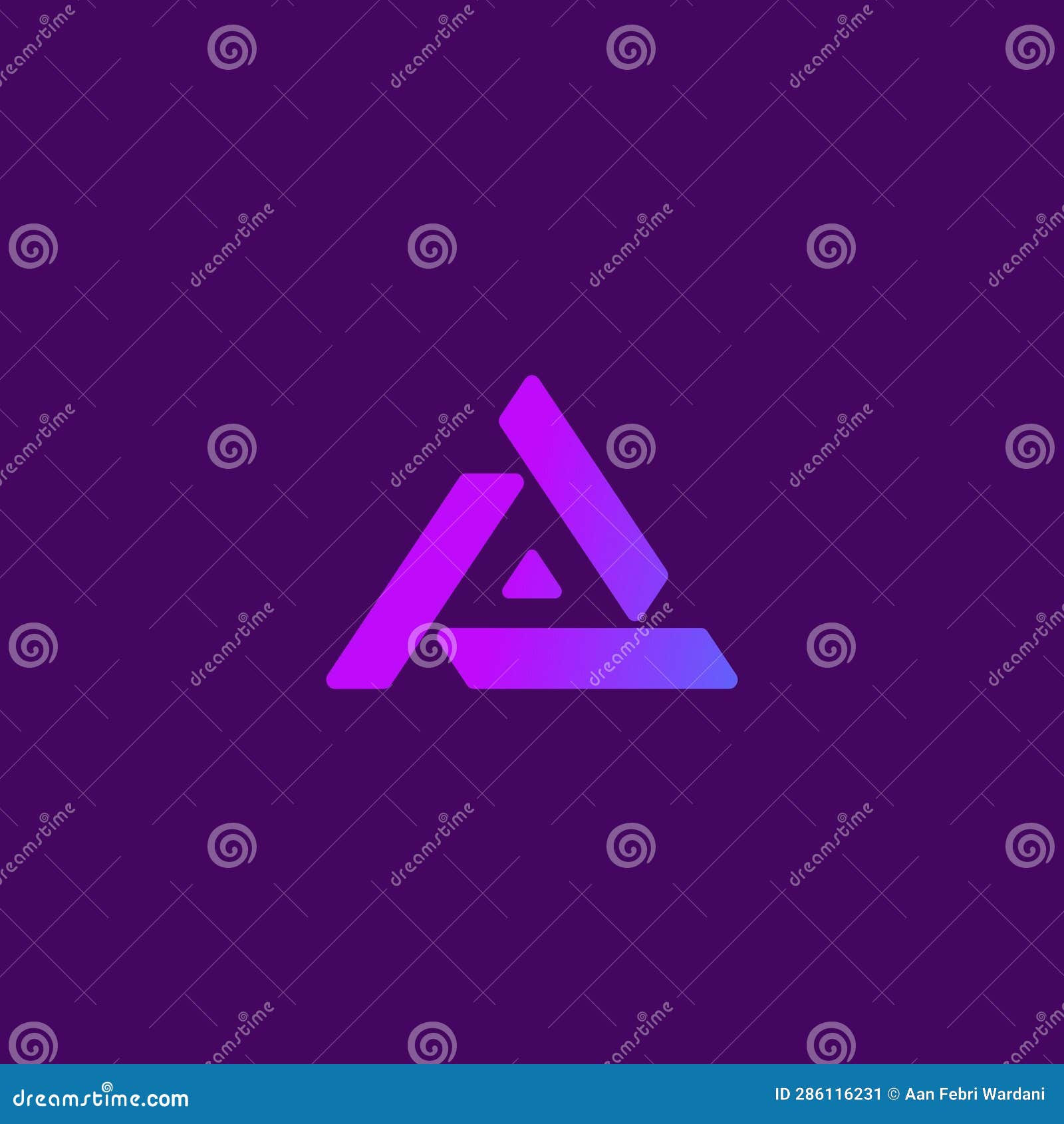Wallpaper #O2fj_pIBSpphPi3-MqHN92 Modern Triangle Logo with Cyberpunk Colors Stock Vector Illustration