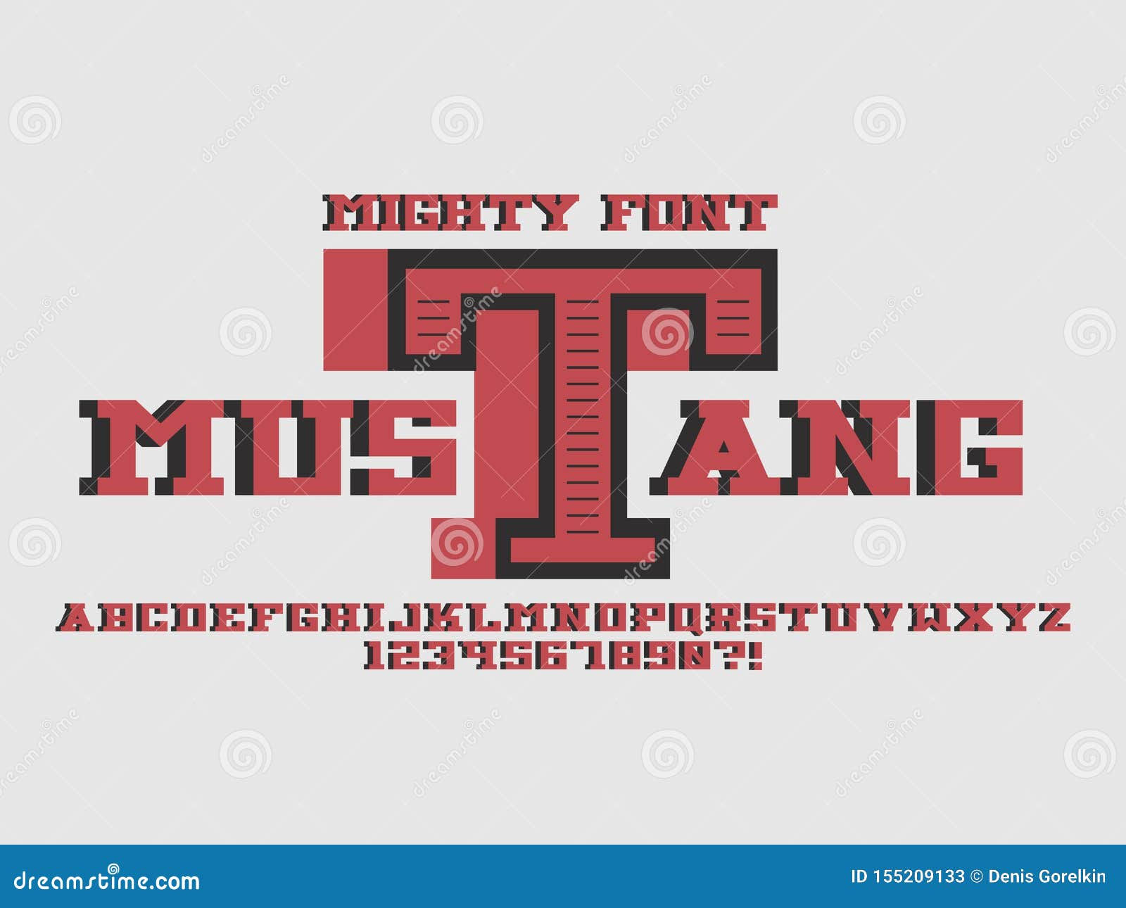 Wallpaper #MXNmhI4BFI5NbQksyR0i32 Mustang Bold Volume Font Stock Vector Illustration of Symbol 155209133