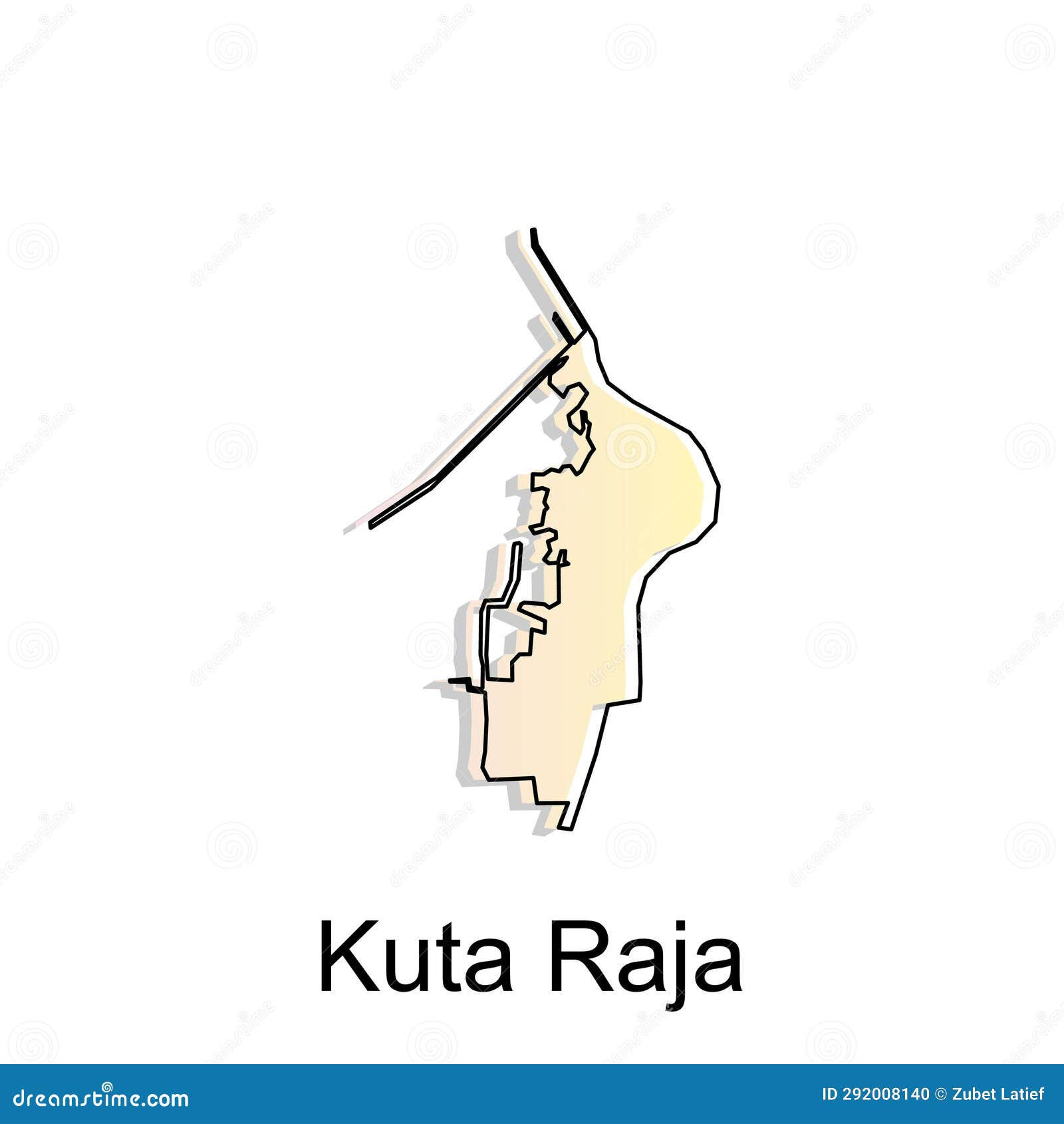 Wallpaper #0Gc9D5MBSpphPi3-me0t342 Map of Kuta Raja City Illustration Design Abstract Designs Concept