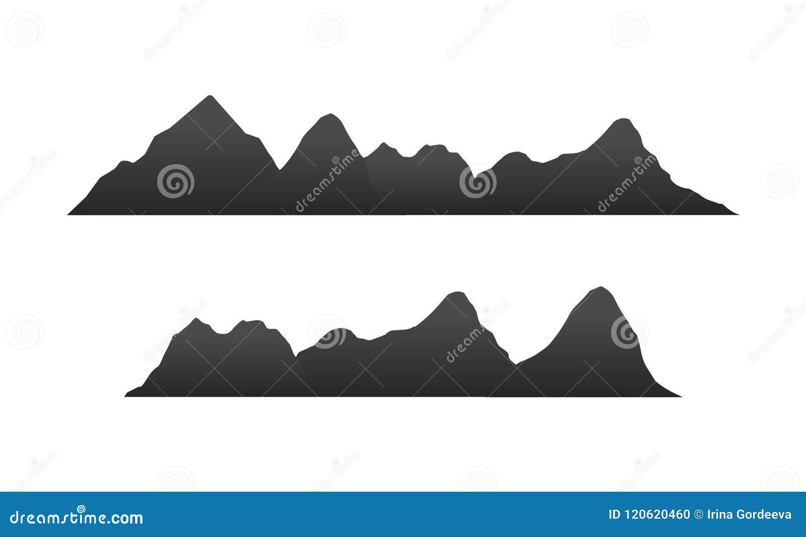 Wallpaper #x--qS5MBMN-XEVvVnztn86 Mountain Silhouettes Overlook Vector Rocky Hills Terrain Vector