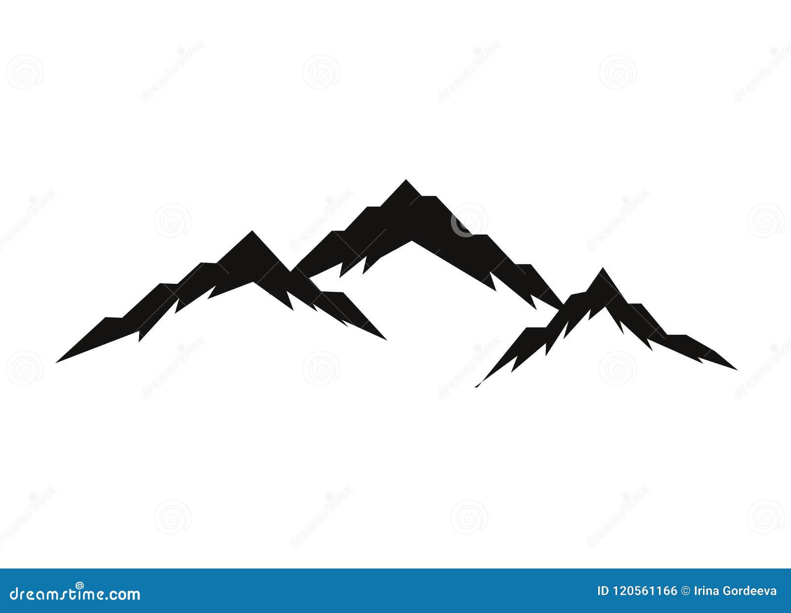 Wallpaper #x--qS5MBMN-XEVvVnztn45 Mountain Silhouettes Overlook Vector Rocky Hills Terrain Vector