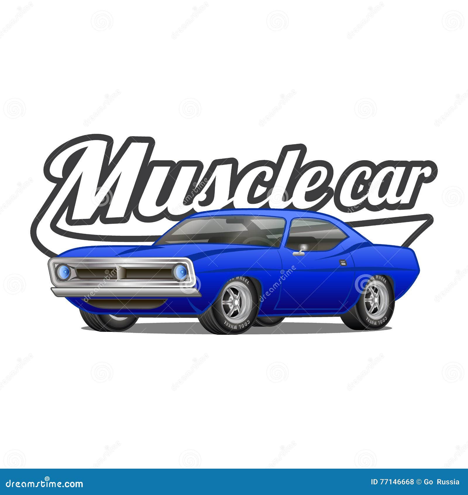 Wallpaper #mWc_-ZIBSpphPi3-_Yx7469 Muscle Car Cartoon Classic Vector Poster T Shirt Print Stock Vector