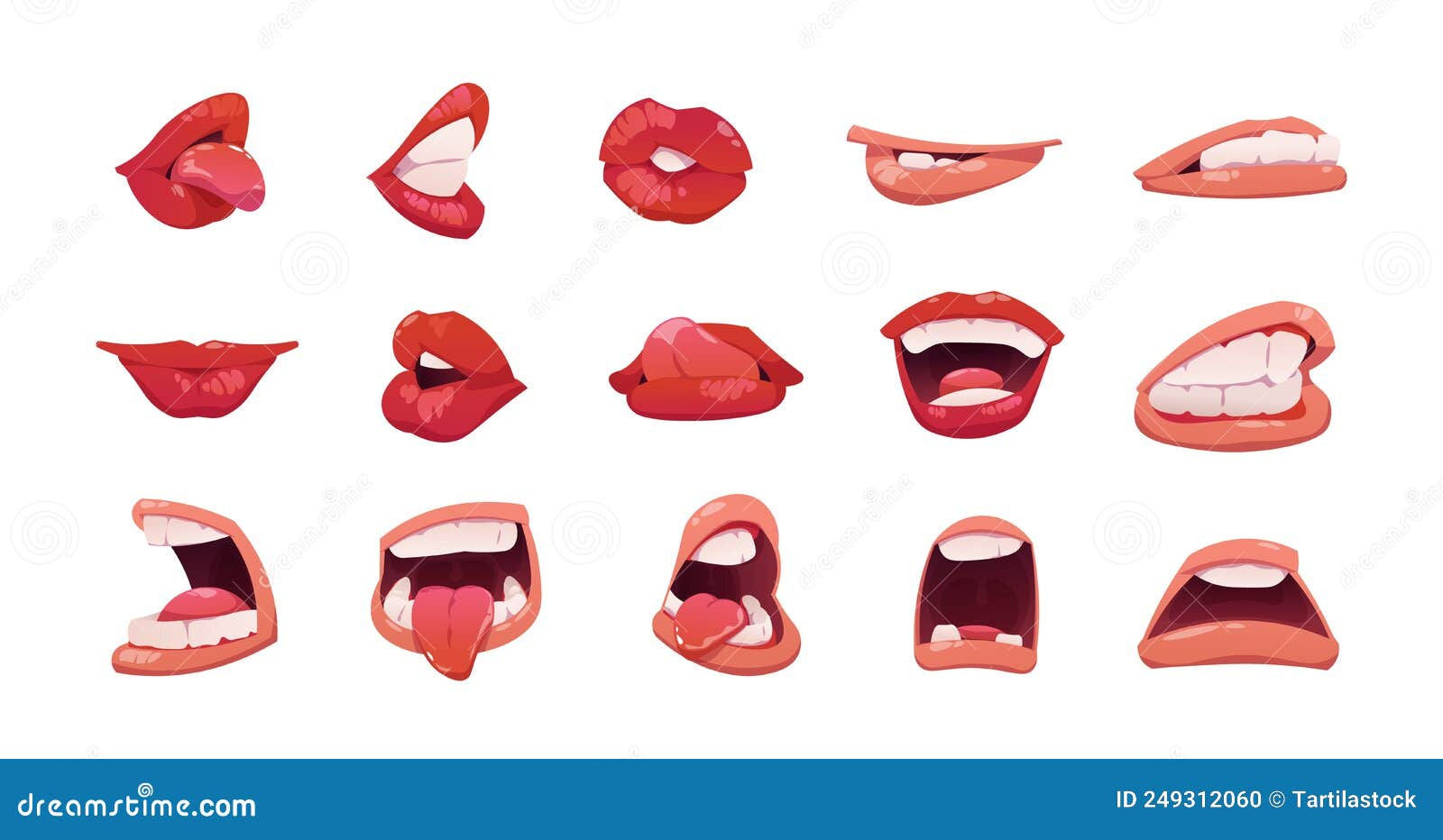 Wallpaper #PGiaG5MBSpphPi3-TiDb189 Mouth Expression Cartoon Face Emotion with Open and Clothed Mouth Lips