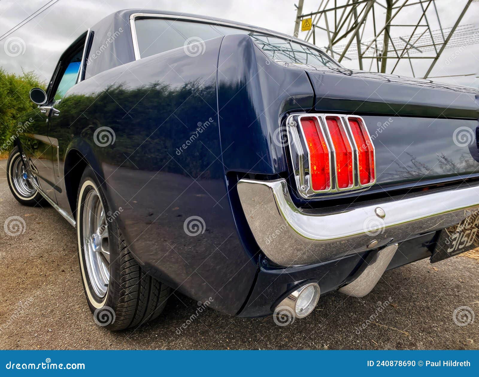 Wallpaper #6meo6pIBSpphPi3-rkdx8 66 Mustang Rear Three Quarter View Editorial Image Image of 1960s