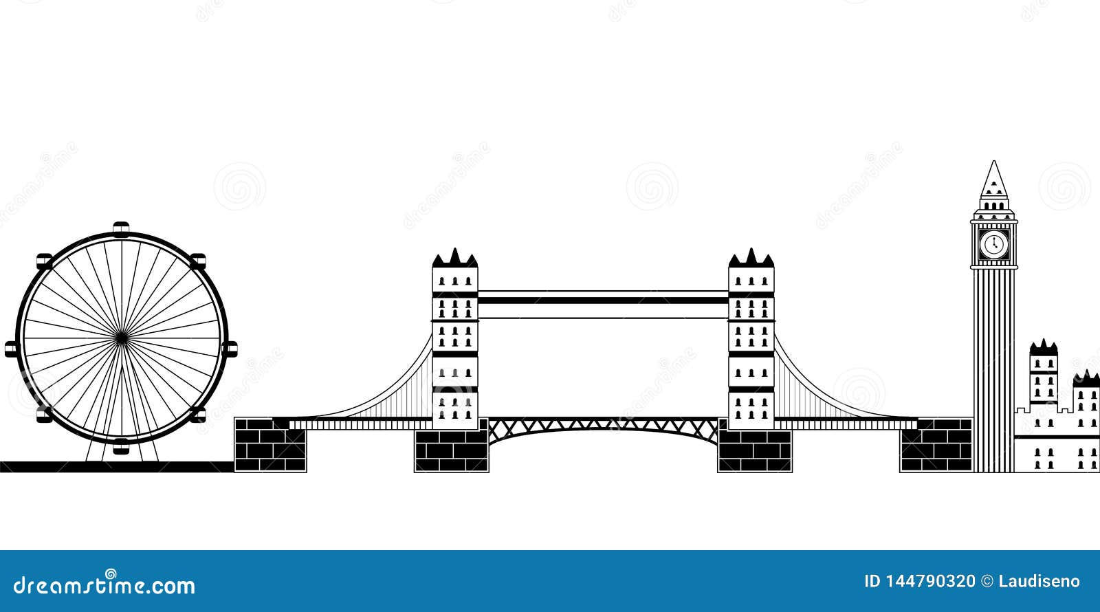 Wallpaper #2WigFZMBSpphPi3-egh-336 Monochromatic London Cityscape Editorial Image Illustration of
