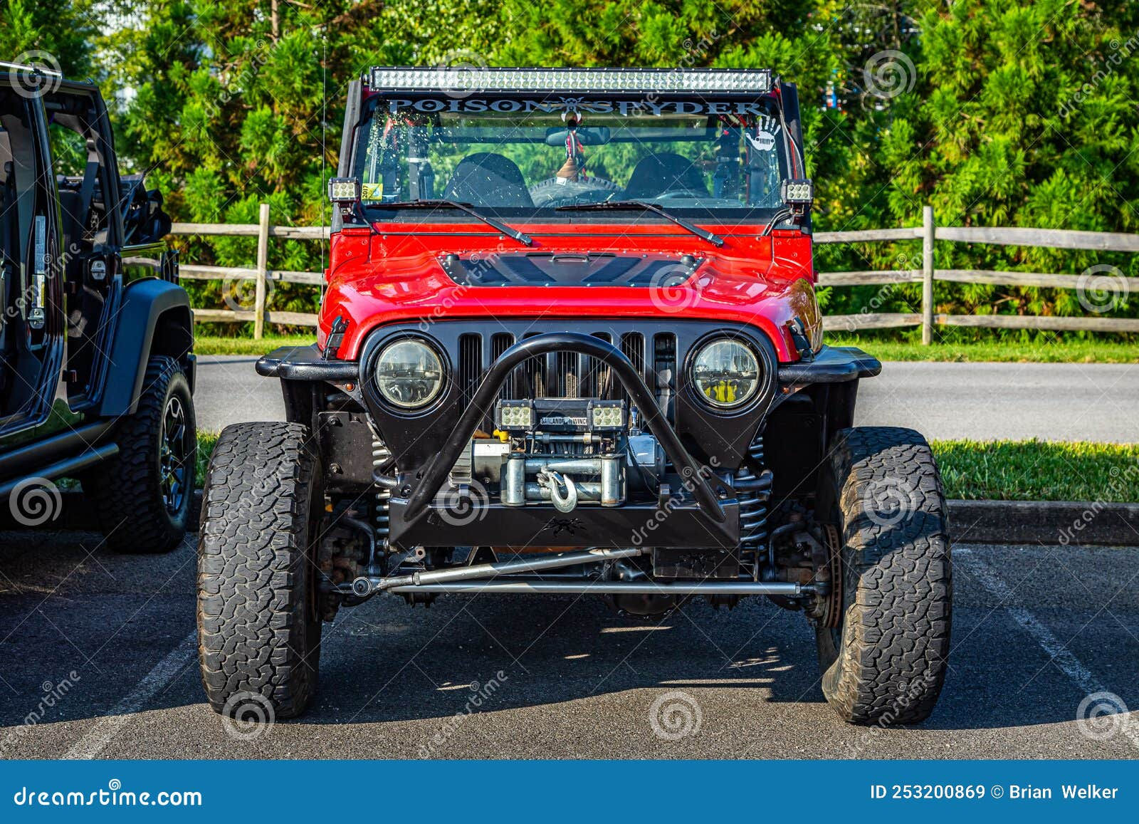 Wallpaper #wv-KZ5MB3lSXT3zU4OIN379 Modified Jeep Wrangler Tj Sport Softtop Editorial Stock Image Image