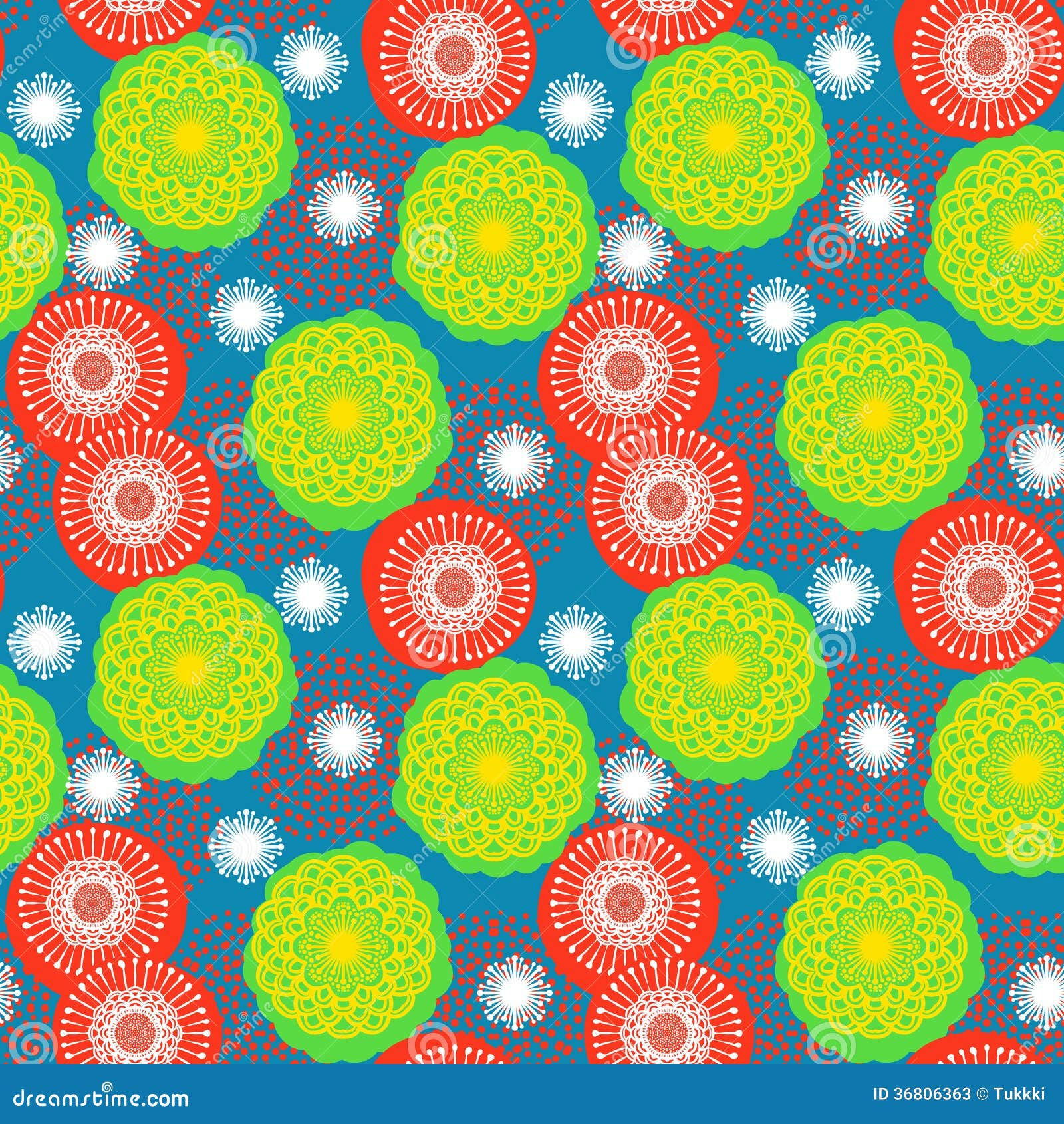 Wallpaper #sx3sLJMBlOZrFDOktMwy26 Multicolor Floral Pattern in Bright Colors Stock Photos Image 36806363