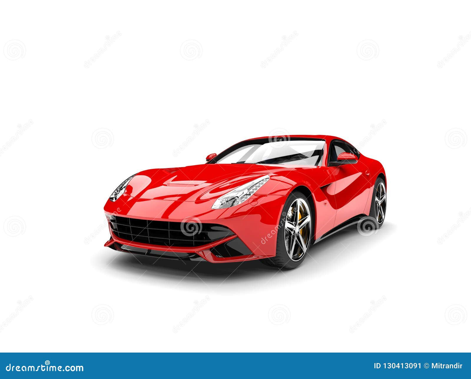 Wallpaper #gGeK55IBSpphPi3-Ajjr254 Modern Red Fast Sports Concept Car Beauty Shot Stock Illustration