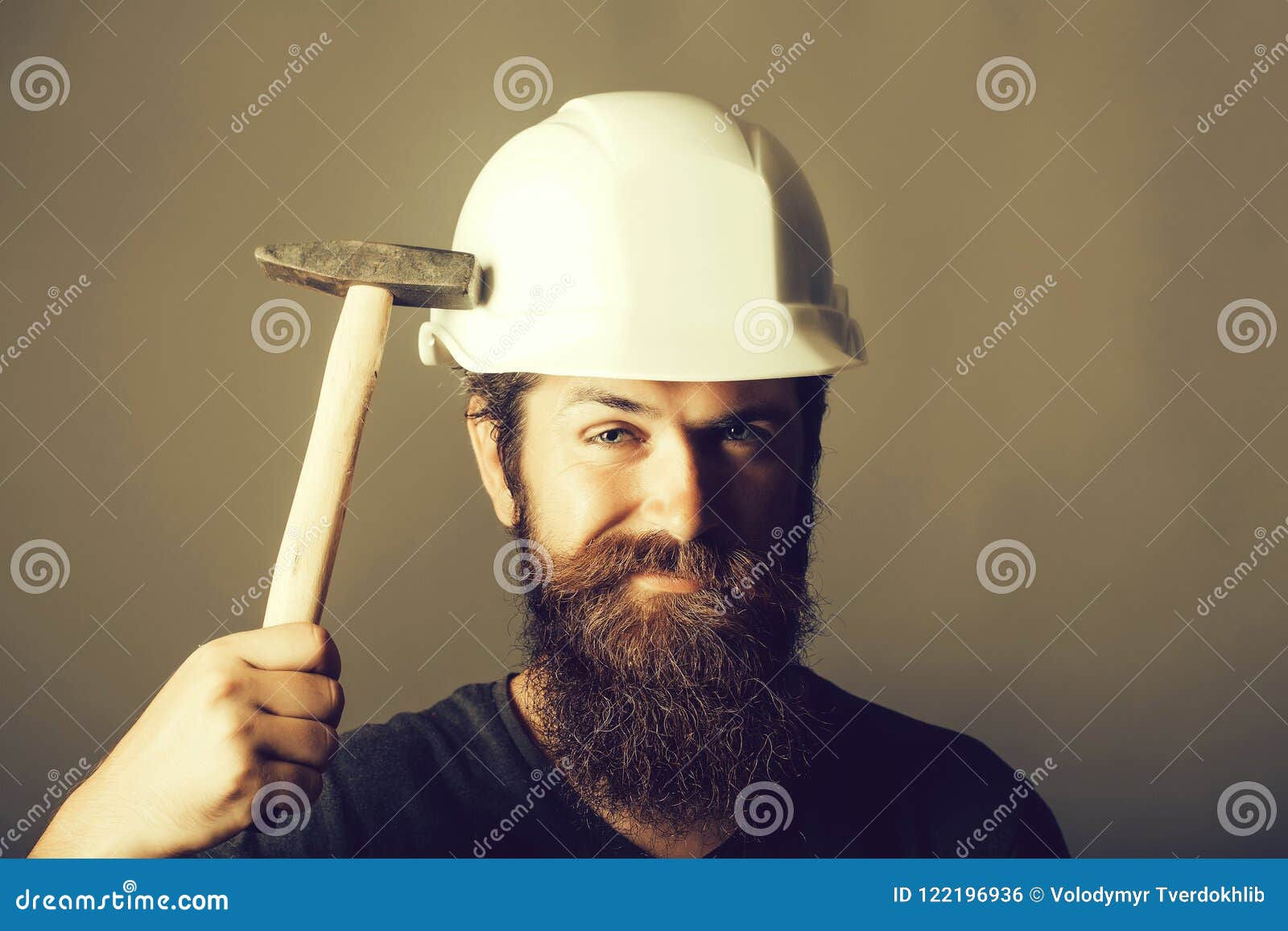 Wallpaper #fGfxCJMBSpphPi3-B83g463 Man Worker in Helmet with Hammer Stock Photo Image of Worker