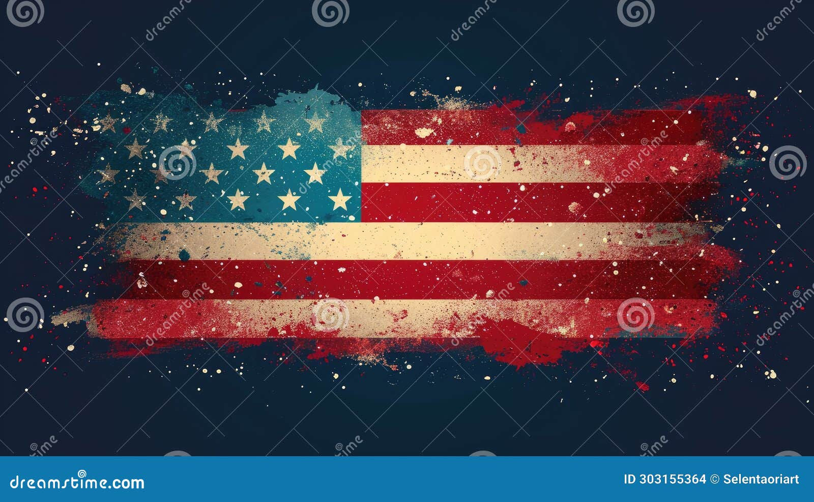 Wallpaper #de5b9 Premium Vector Minimalist American Flag Illustration Drawn with a