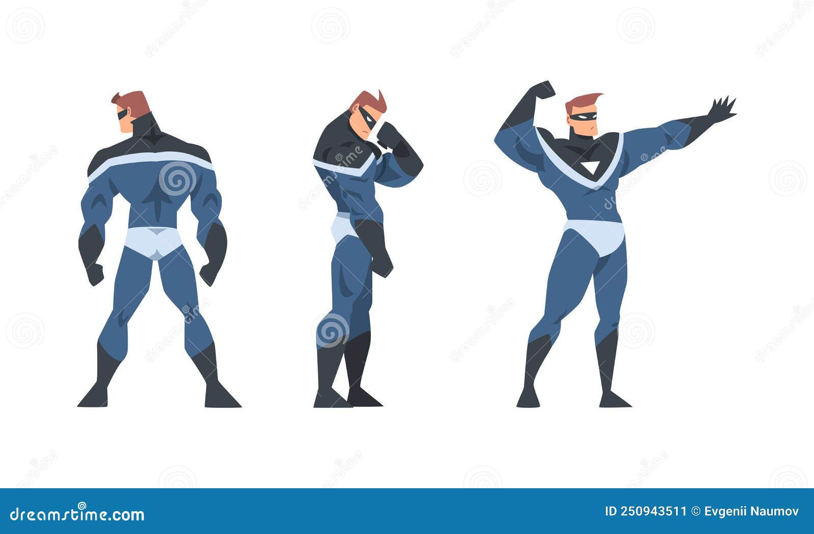 Wallpaper #m2fSBJMBSpphPi3-n7nR154 Man Superhero Character Dressed Black and Blue Costume and Mask in