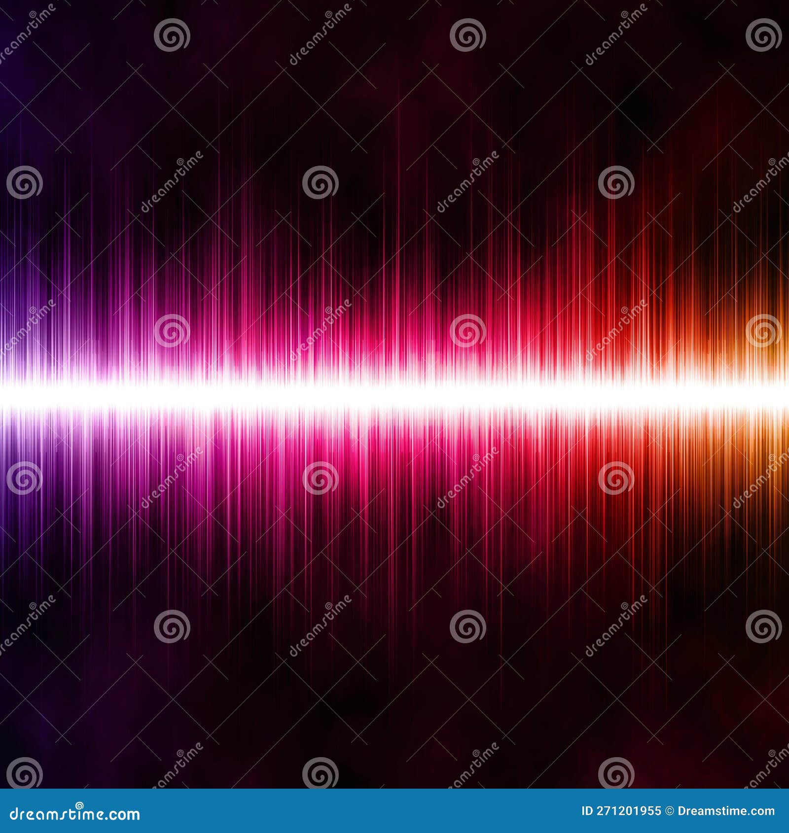 Wallpaper #OWisGZMBSpphPi3-0Bjv248 Multicolour Abstract Sound Waves on Black Background Stock