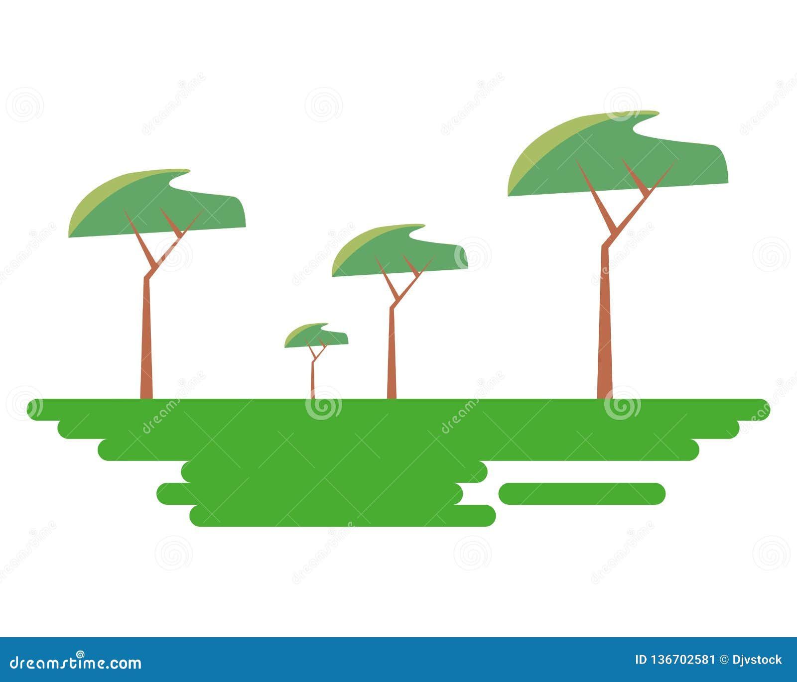 Wallpaper #gXfEJ5MB-pgBXx60hqcW178 Trees Forest Botanical Panorama Stock Vector Illustration of Nature