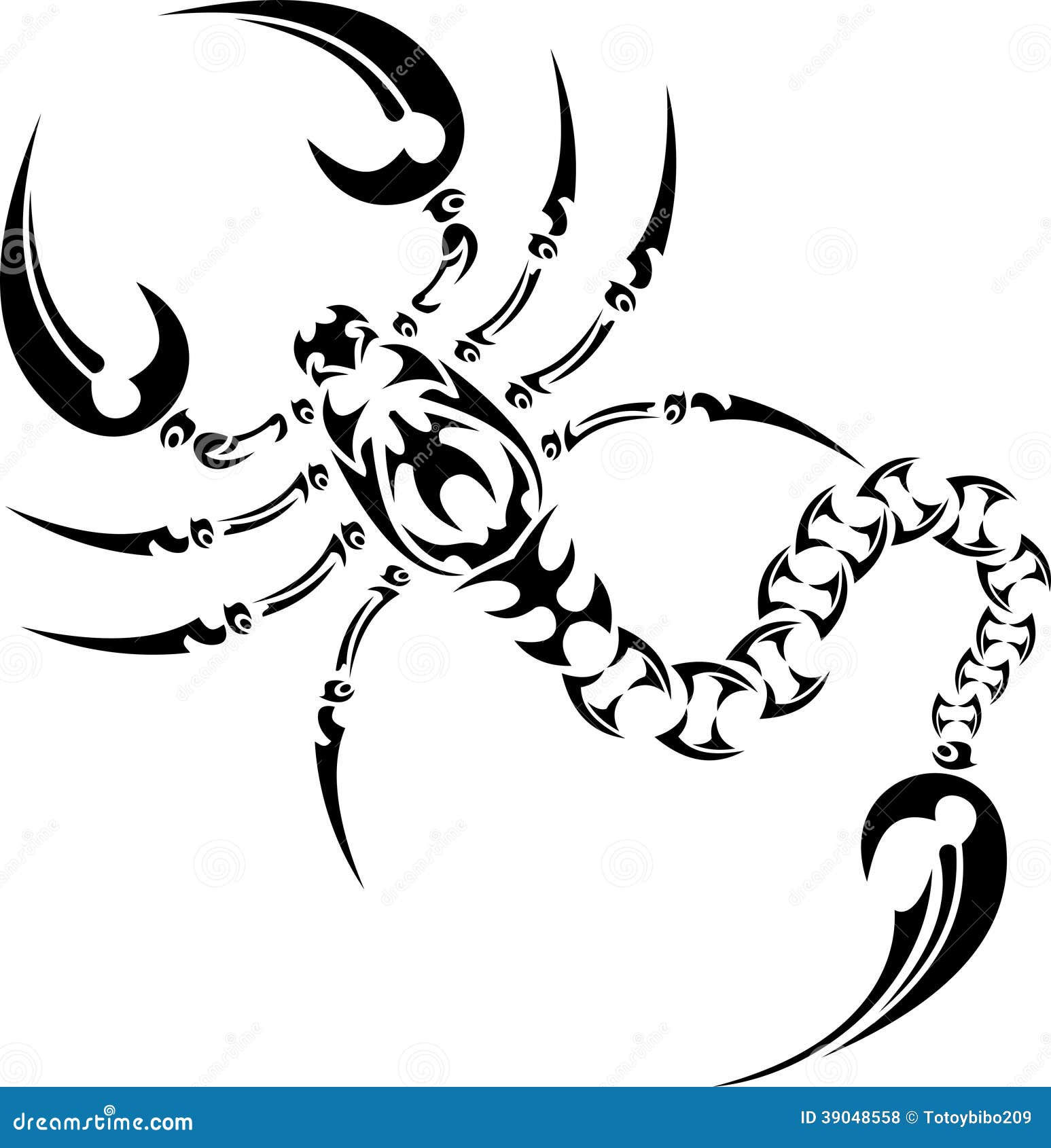 Wallpaper #YPQzOZMBKFX8bn3rnnbQ430 Tribal Scorpion Stock Vector Illustration of Drawn Scorpion 39048558