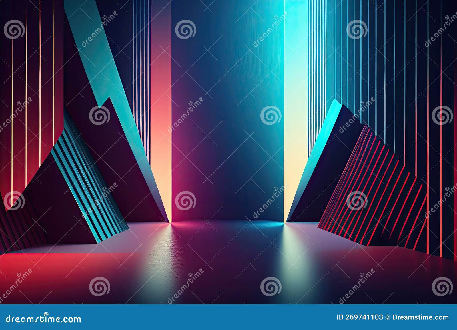 Wallpaper #p2ez_pIBSpphPi3-IaDL61 Trendy Modern Design Background with Colorful Shapes Geometric