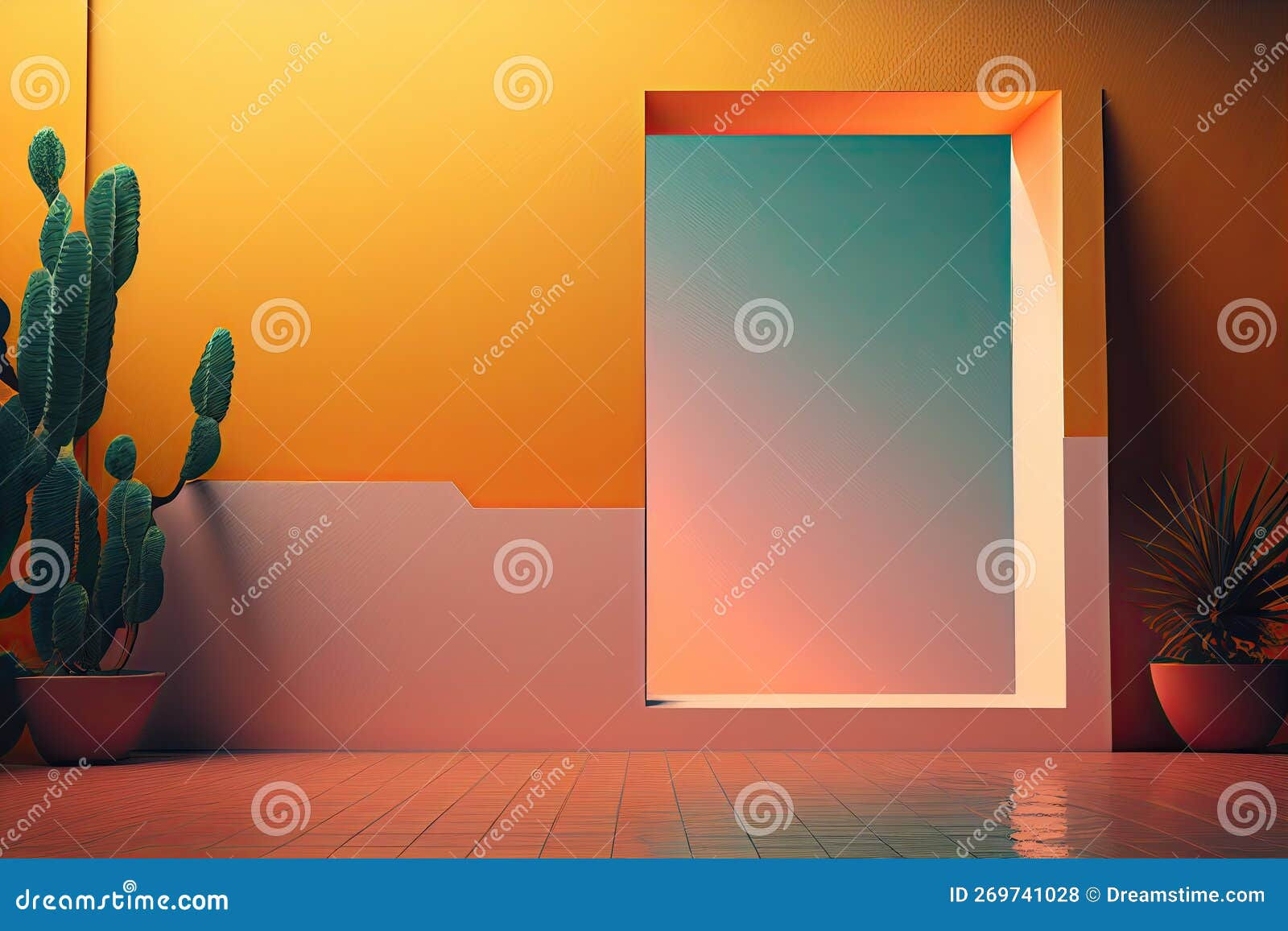 Wallpaper #p2ez_pIBSpphPi3-IaDL98 Trendy Modern Design Background with Colorful Shapes Geometric