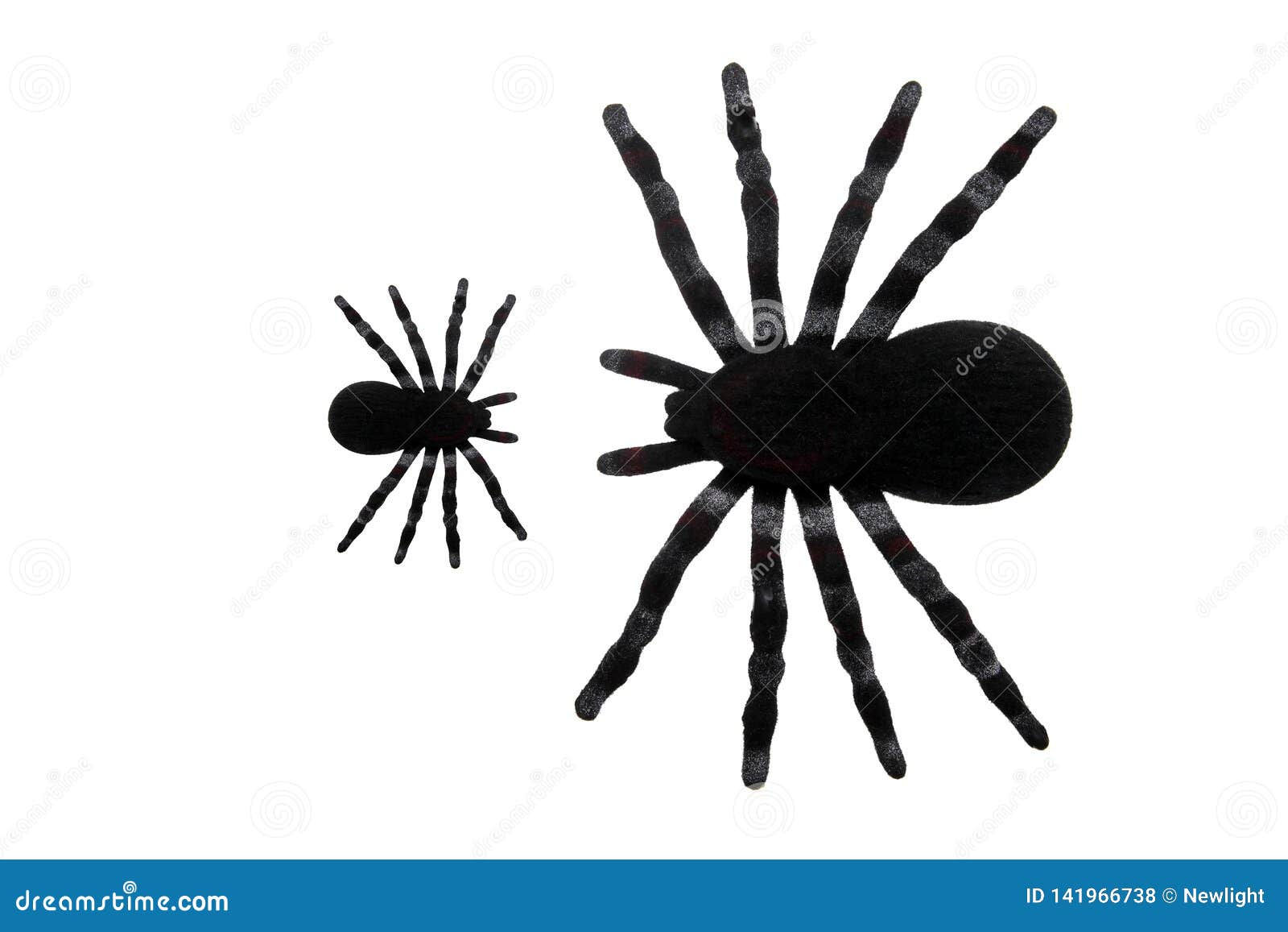 Wallpaper #-vQcOpMBKFX8bn3rt3dJ301 Halloween Toy Spiders Top View Isolated on White Background Stock