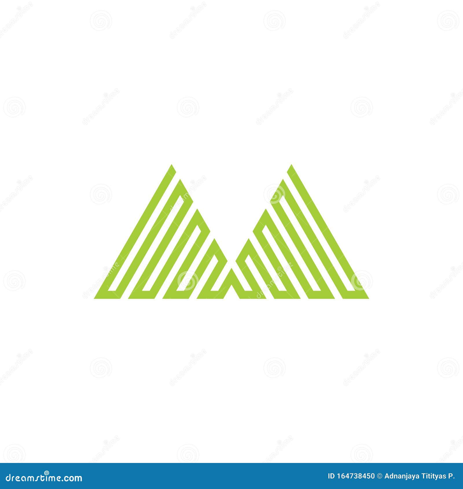 Wallpaper #Bx0jLJMBlOZrFDOkv8p019 Triangle Stripes Green Mountain Symbol Vector Stock Vector