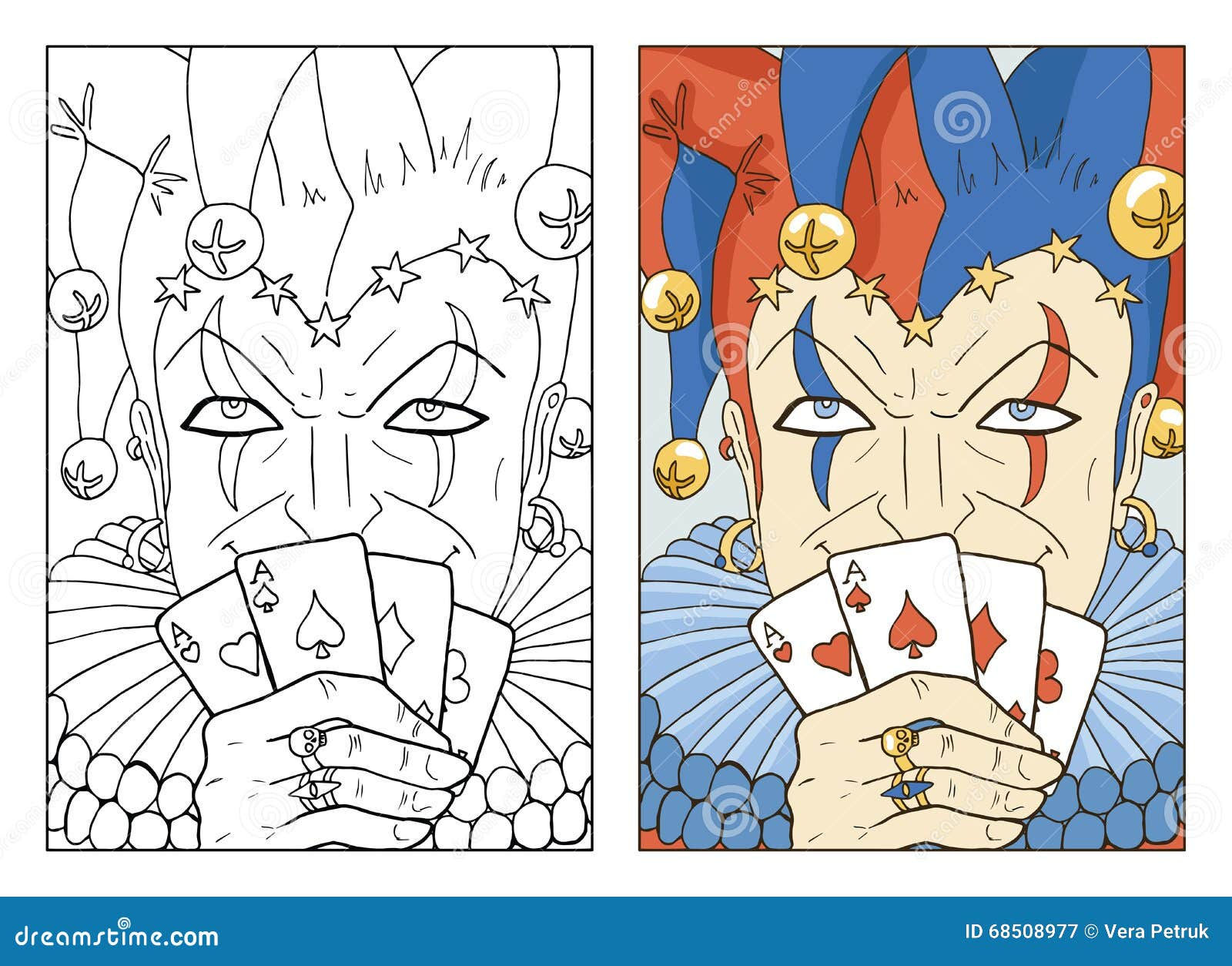 Wallpaper #pRrKUJMB1yWOL4qg9oDP106 Two Cards with Joker Stock Vector Illustration of Fools 68508977