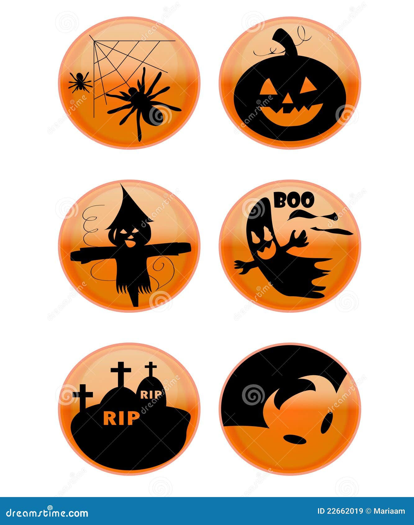 Wallpaper #k_RZOpMBKFX8bn3rE3j0343 Halloween Icons Set in Black and White Including Owl Pumpkin Coffin