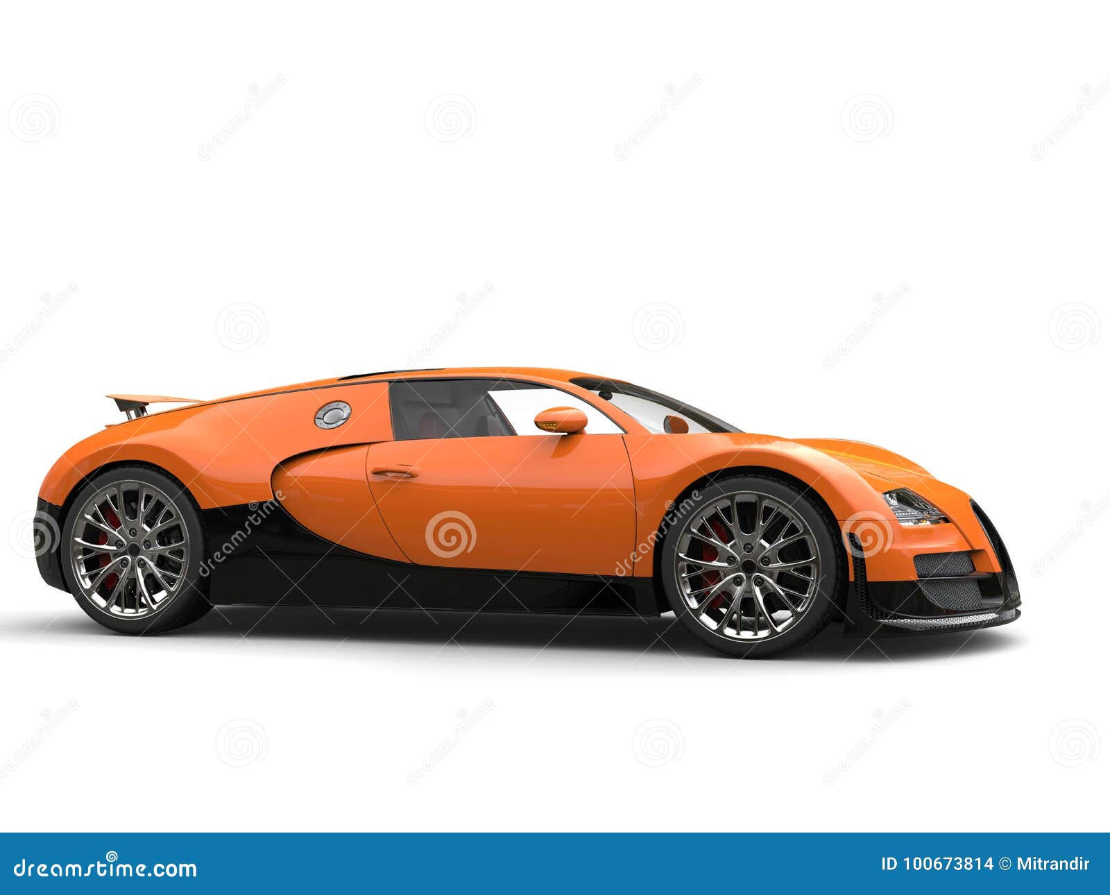 Wallpaper #O0LWPZMBOBpx0NhmgMav35 Hot Orange Modern Super Sports Car Side View Stock Photo Image of