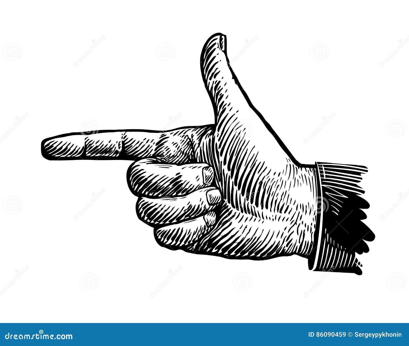 Wallpaper #nLgf2JIBJvJKYCmEN-Zo251 Hand Pointing Finger Sketch Vector Illustration Stock Vector