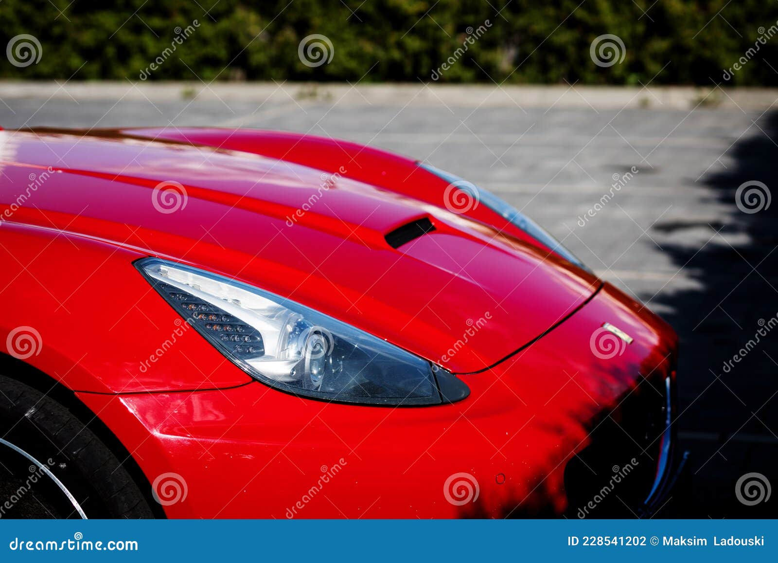 Wallpaper #nBn9EI8BtGB6xQ78qWAP31 Headlight of a Luxury Red Ferrari Editorial Photography Image of