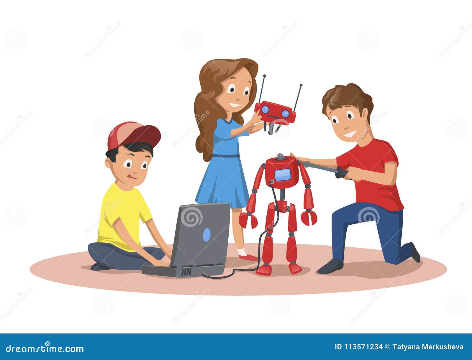 Wallpaper #HWcK_pIBSpphPi3-ZJ54136 Android Robot Girl Royalty Free Cartoon Cartoondealercom 70165001