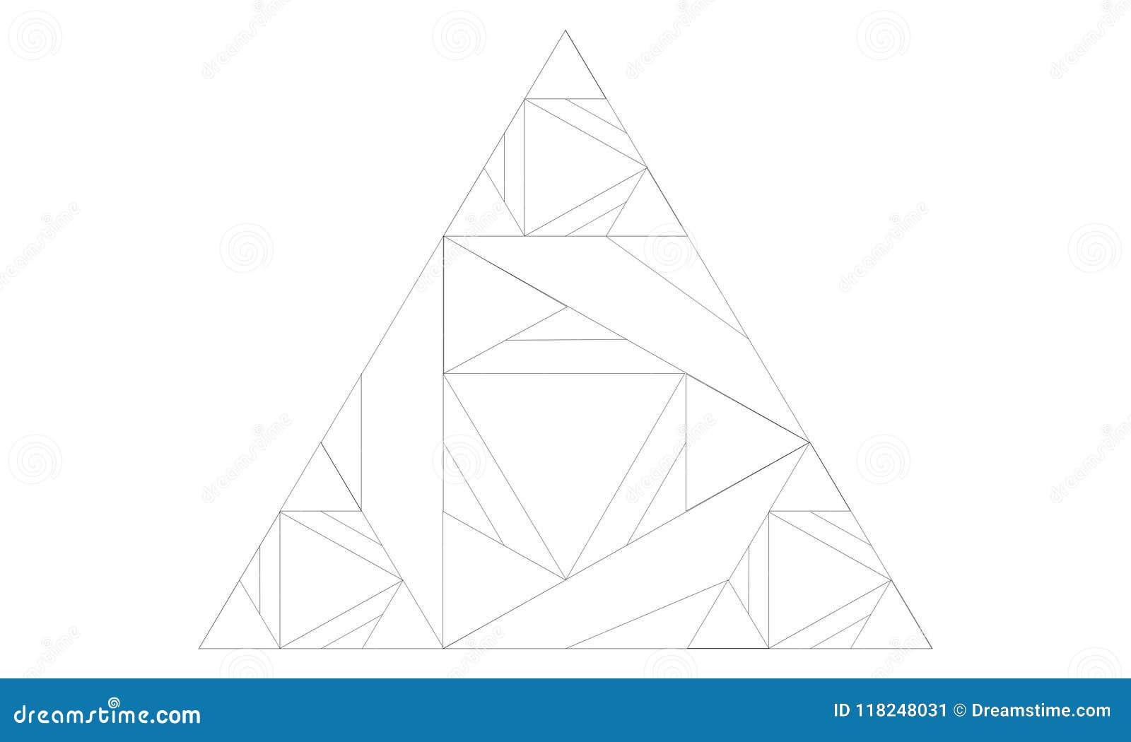 Wallpaper #PmeuAJMBSpphPi3-_adt270 3D Triangle Made from Gray Human Figures with the Blue Standing in