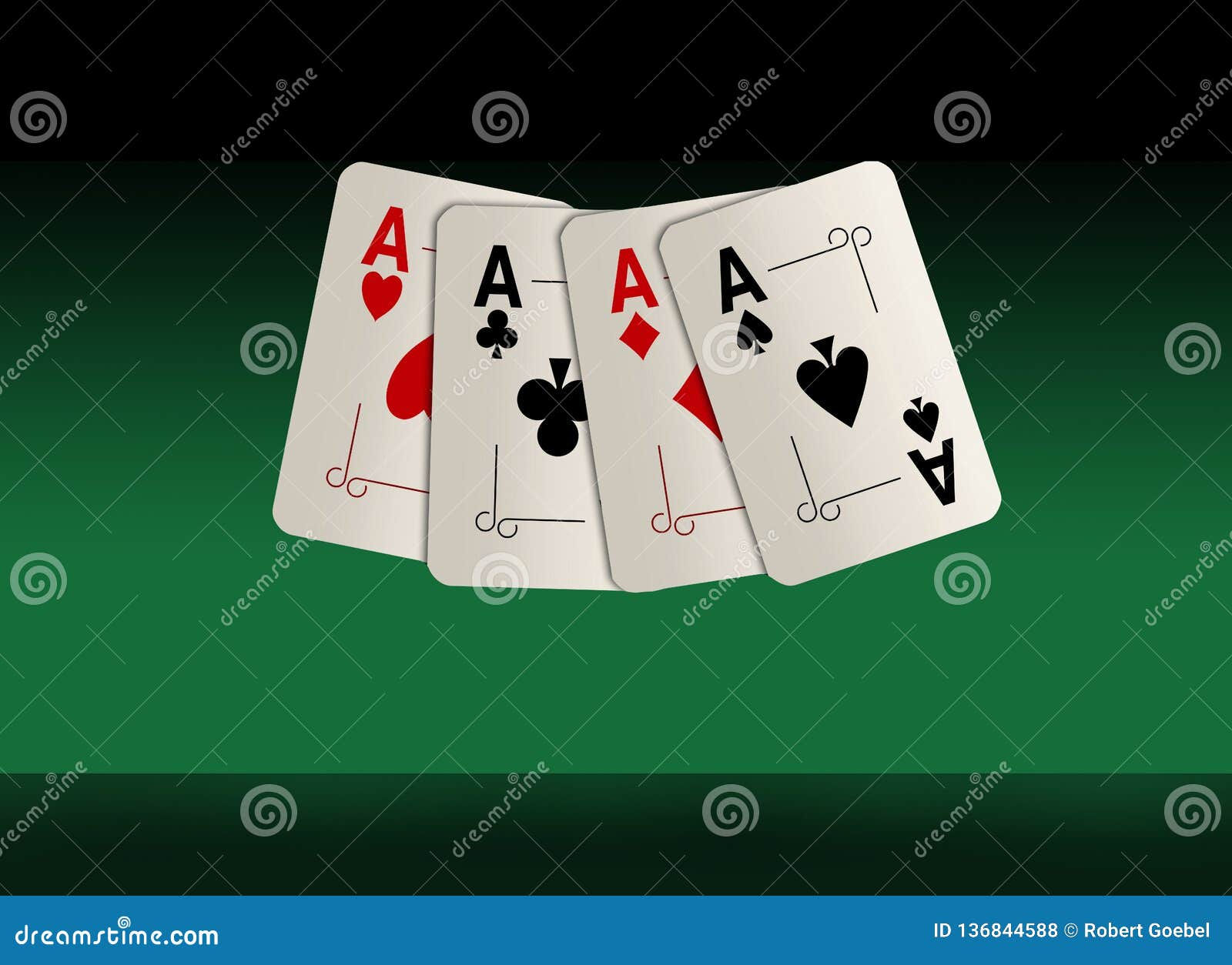 Wallpaper #n2fA7pIBSpphPi3-gV49345 Here Are Four Ace Playing Cards a Winning Poker Hand Stock