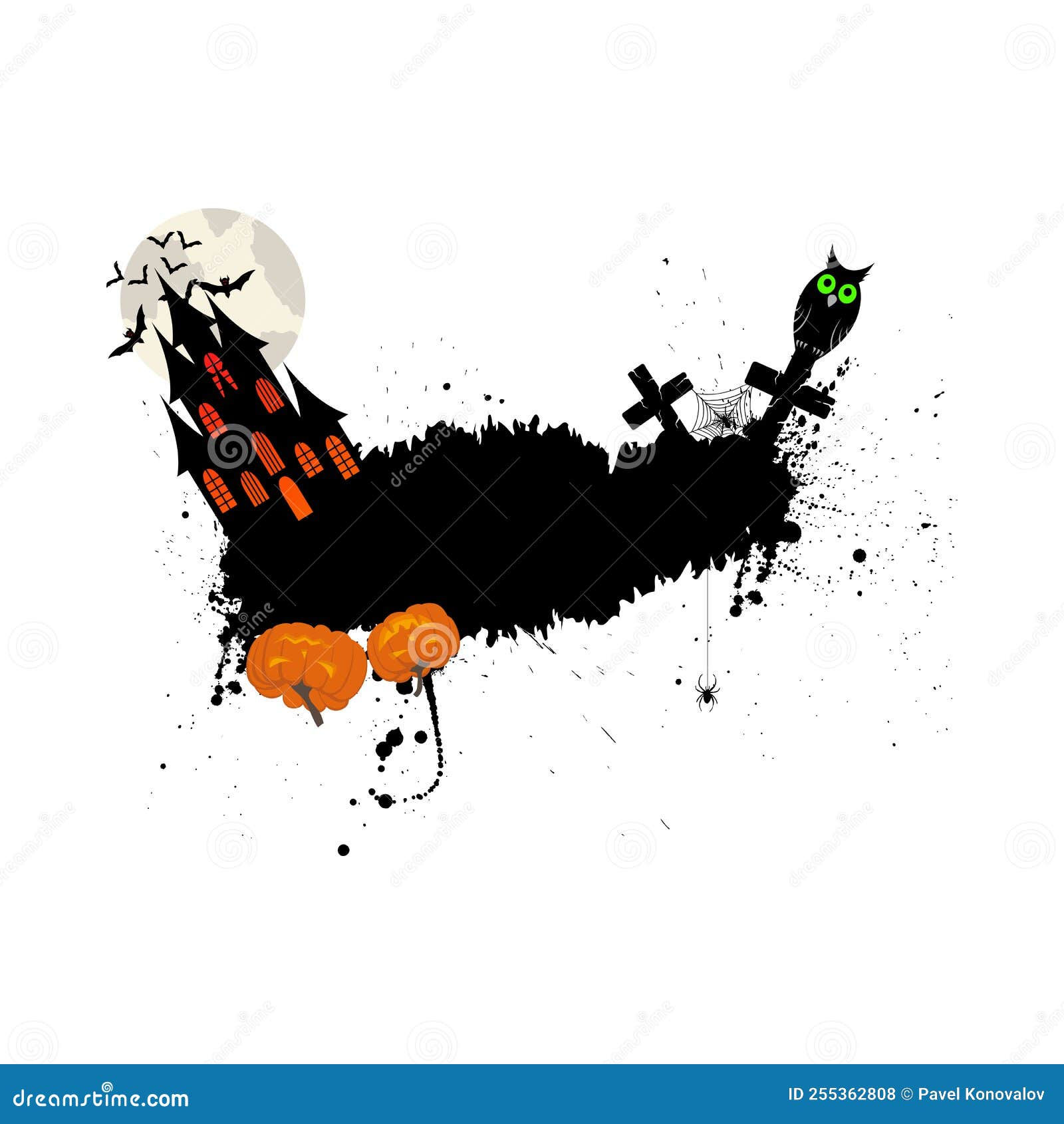 Wallpaper #ITHVNZMB5zzyi_yYzVif310 Happy Halloween Card Stock Vector Illustration of Haunted 255362808