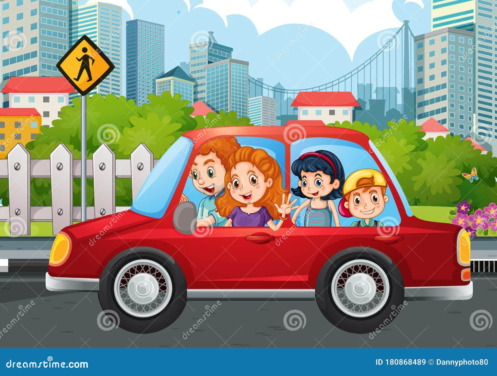 Wallpaper #iX3h8I4Bnwiau_P6cQed57 Happy Family in the Car Stock Vector Illustration of Emotion 180868489
