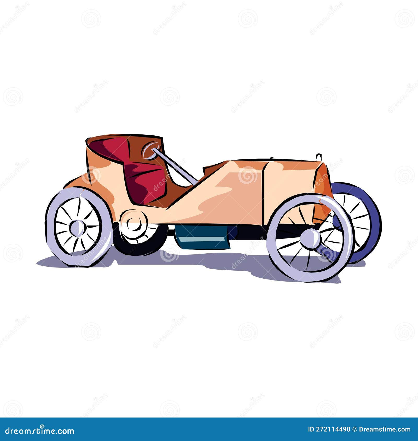 Wallpaper #UEABMJMBJhL2WPbawr9e292 Hand Drawn Colourful Isolated Muscle Car in Cartoon Style with Creative