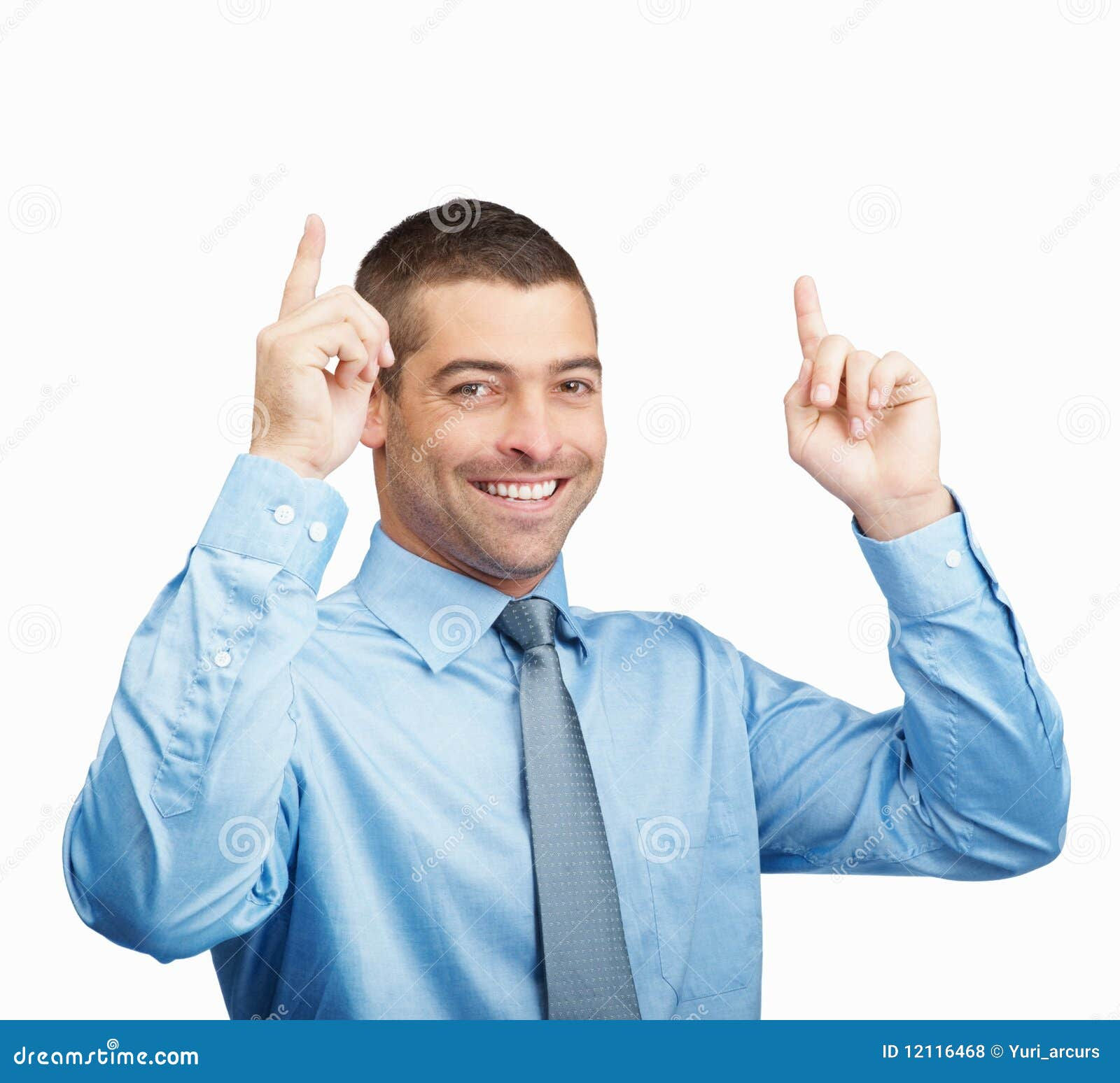 Wallpaper #wBldDo8BtGB6xQ78NFne50 Handsome Happy Business Man Pointing Upwards Stock Photo Image of
