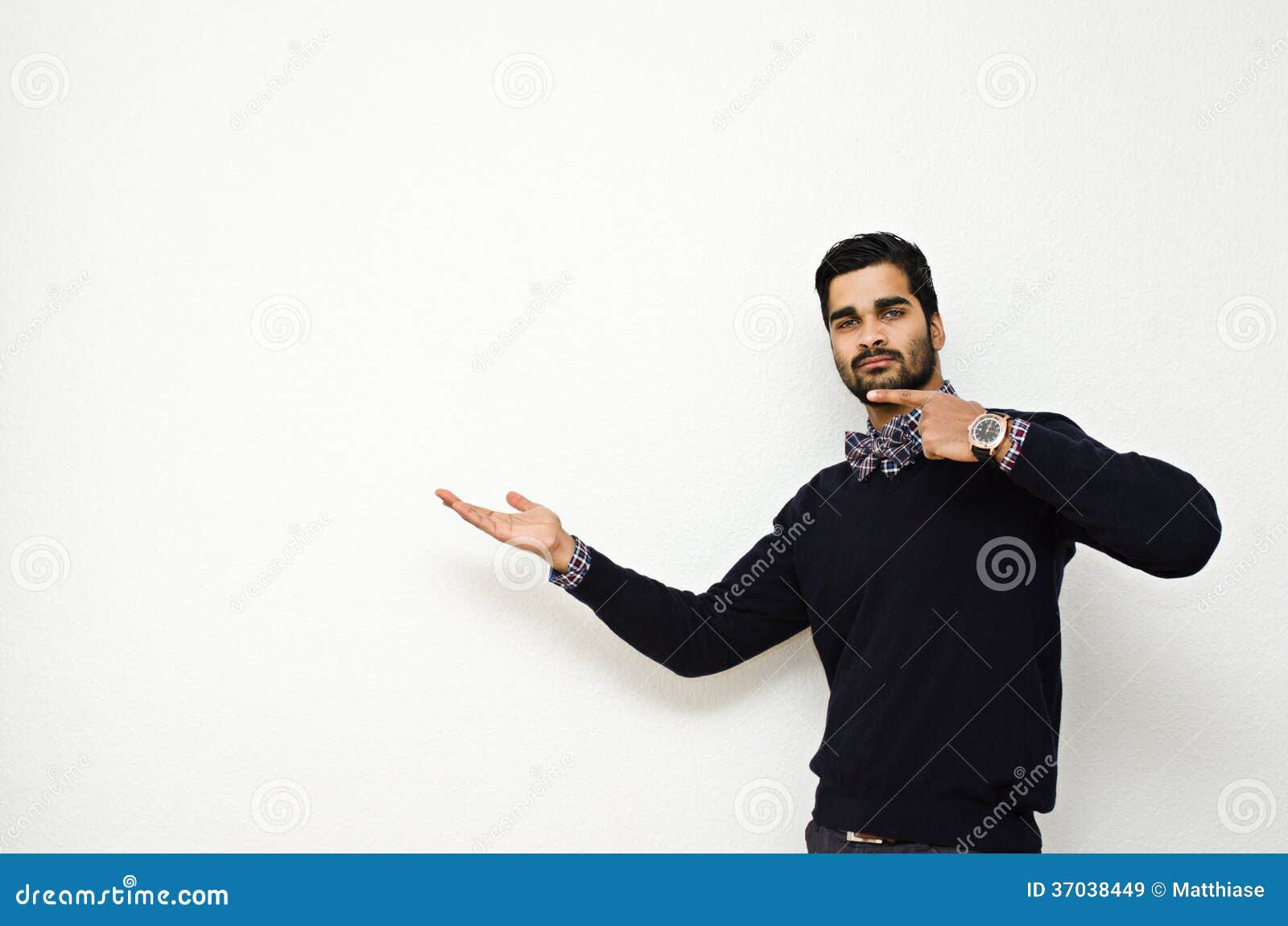 Wallpaper #uxlbDo8BtGB6xQ78_1nv24 Man Pointing Stock Image Image of Friendly Elegant 37038449