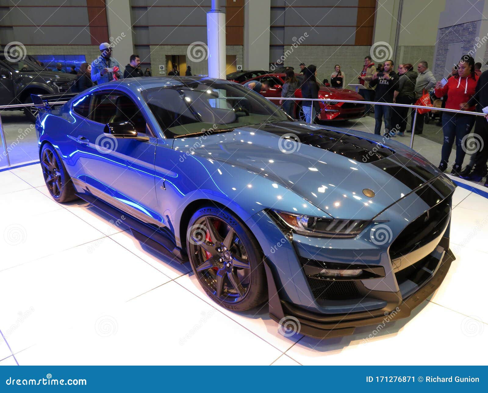 Wallpaper #XGdkC5MBSpphPi3-VNnn198 Beautiful Blue Ford Mustang Editorial Photo Image of Ford Convention