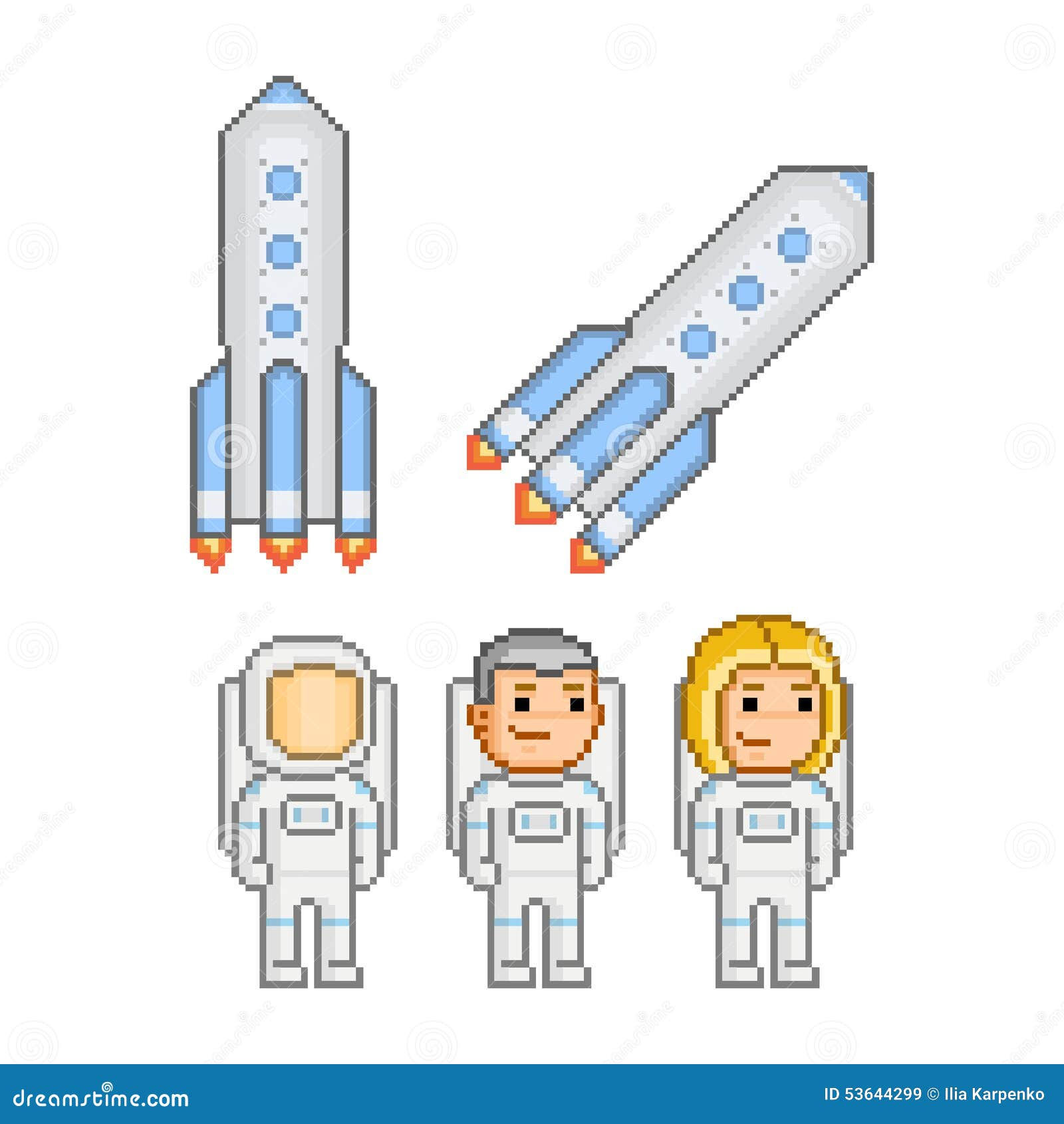 Wallpaper #YjGbNZMB5zzyi_yY1Fda149 Pixel Art Astronauts and Rockets Stock Illustration Illustration of