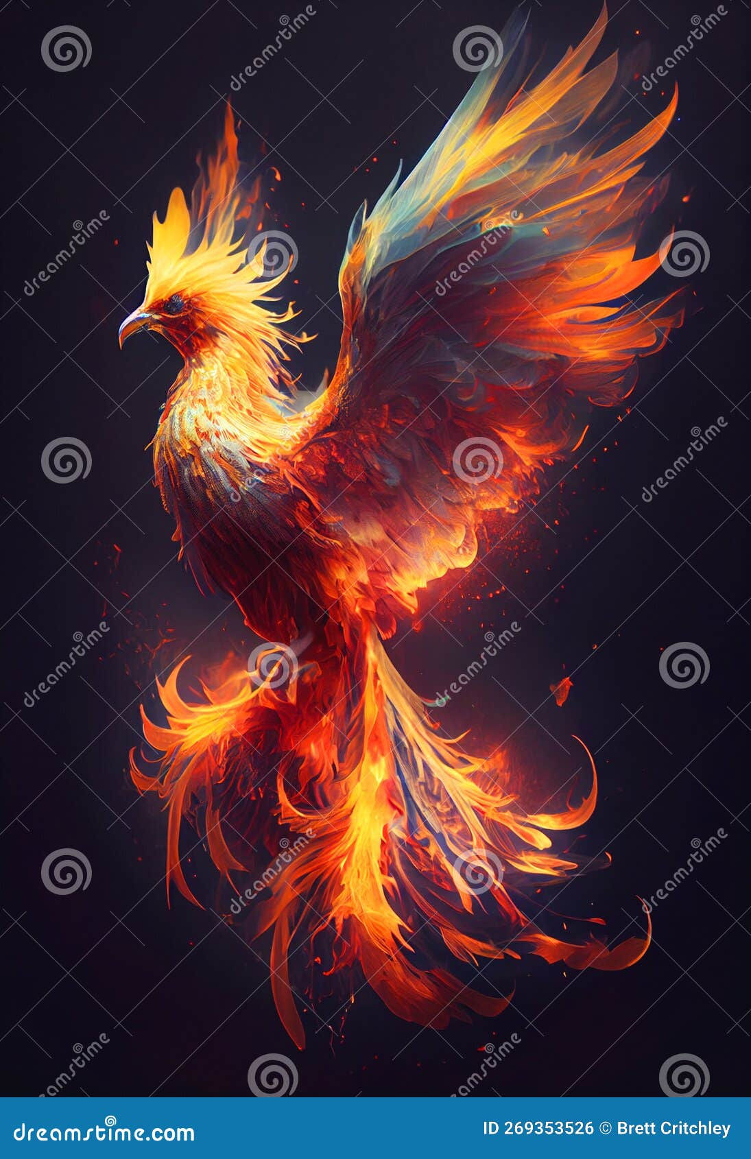 Wallpaper #2bc96 Image of a Majestic White Fire Phoenix on Craiyon